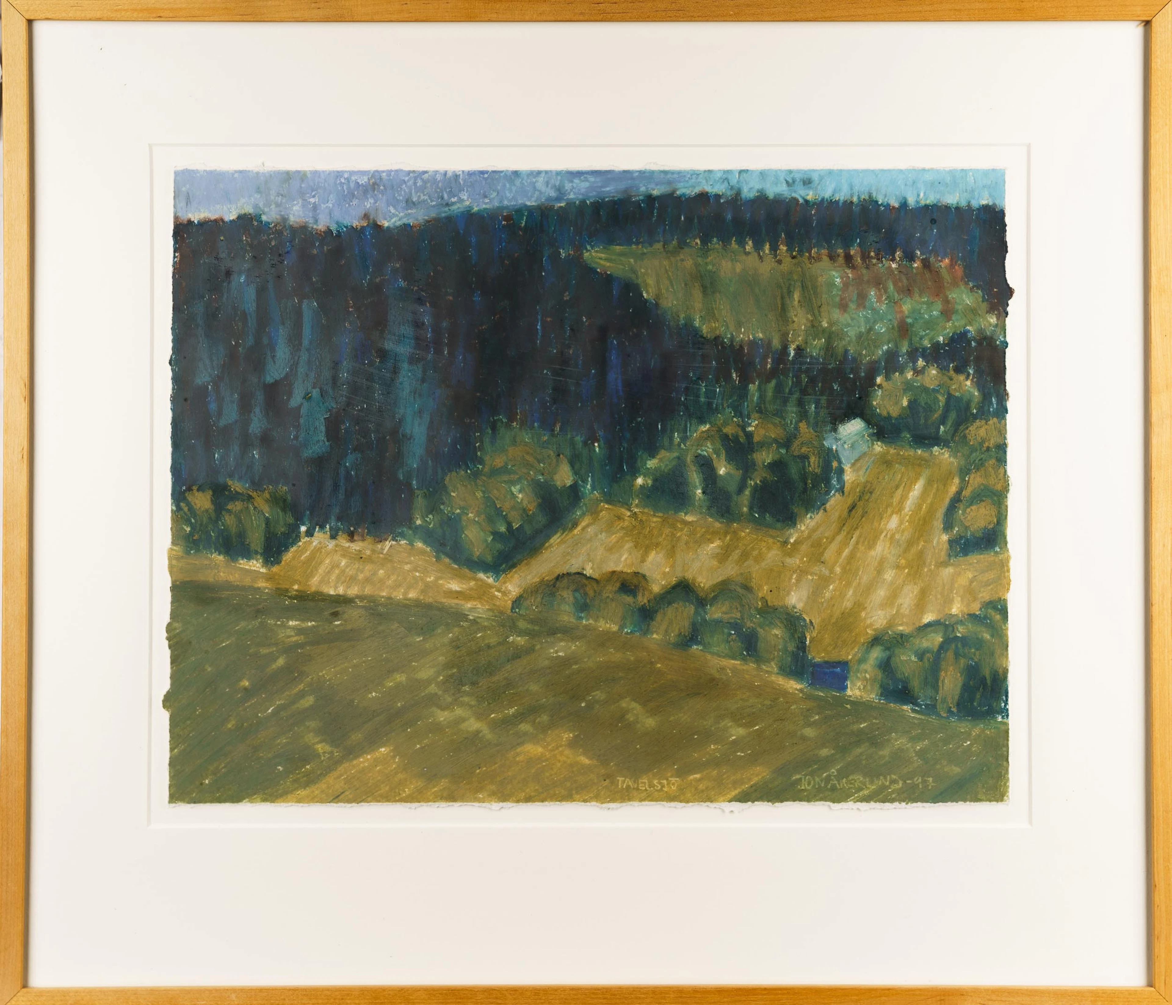 JON ÅKERLIND. PASTELL på papper, Signerad, och daterad år 1997.