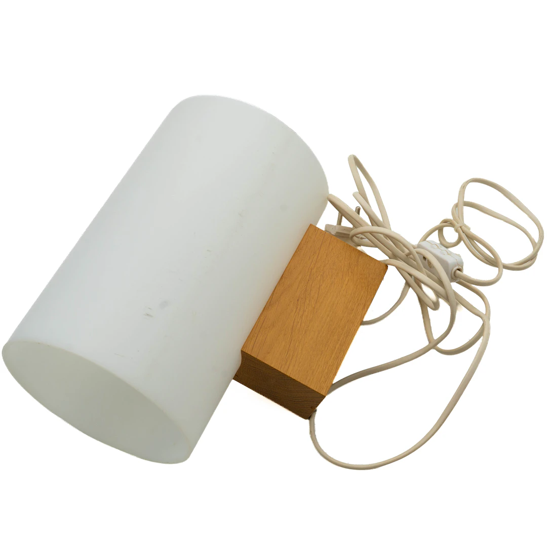 UNO & ÖSTEN KRISTIANSSON. VÄGGLAMPA, Luxus, ek, Vittsjö, 1900-talets mitt.