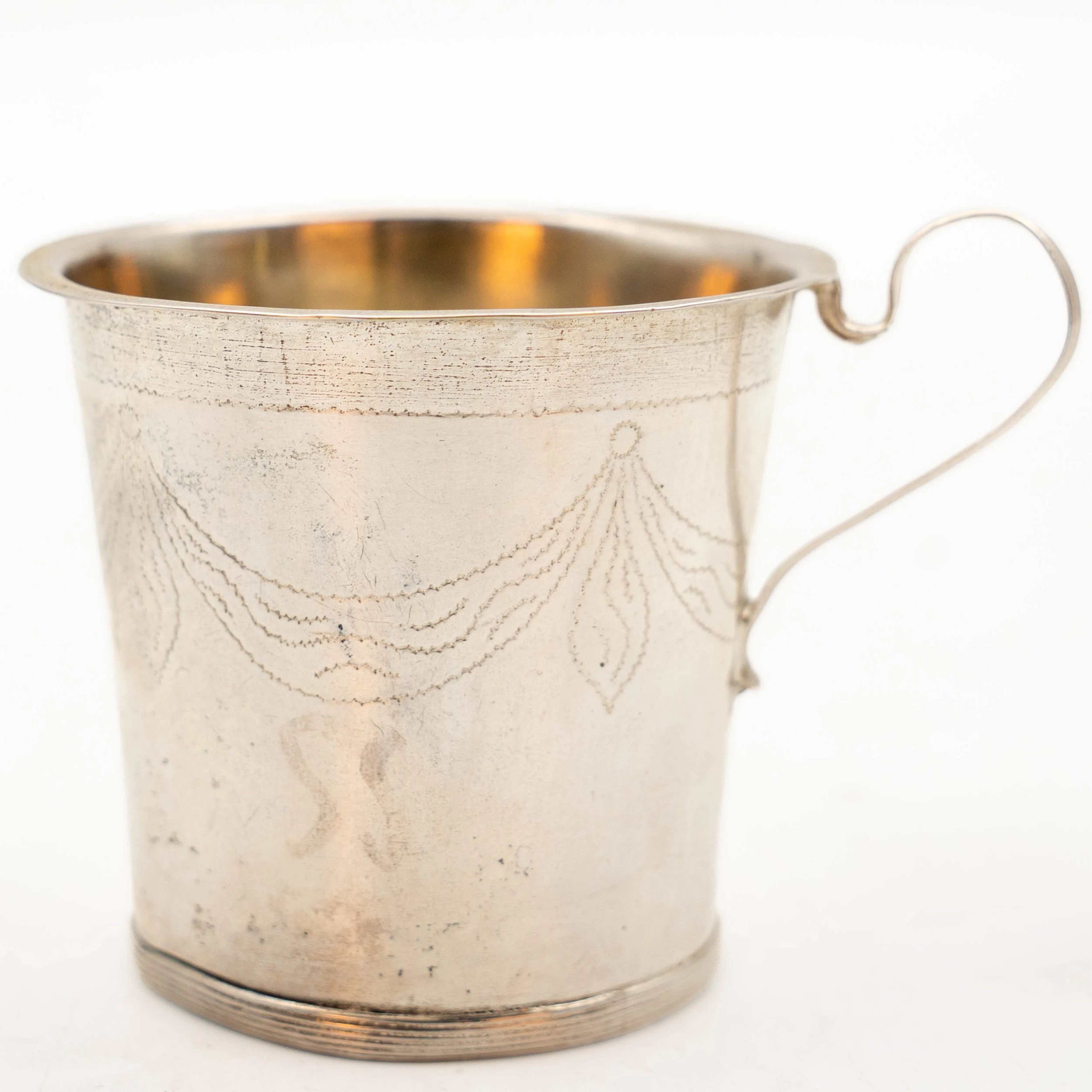 PEHR BLOMMERT. Supkopp, Silver, Gävle 1820.