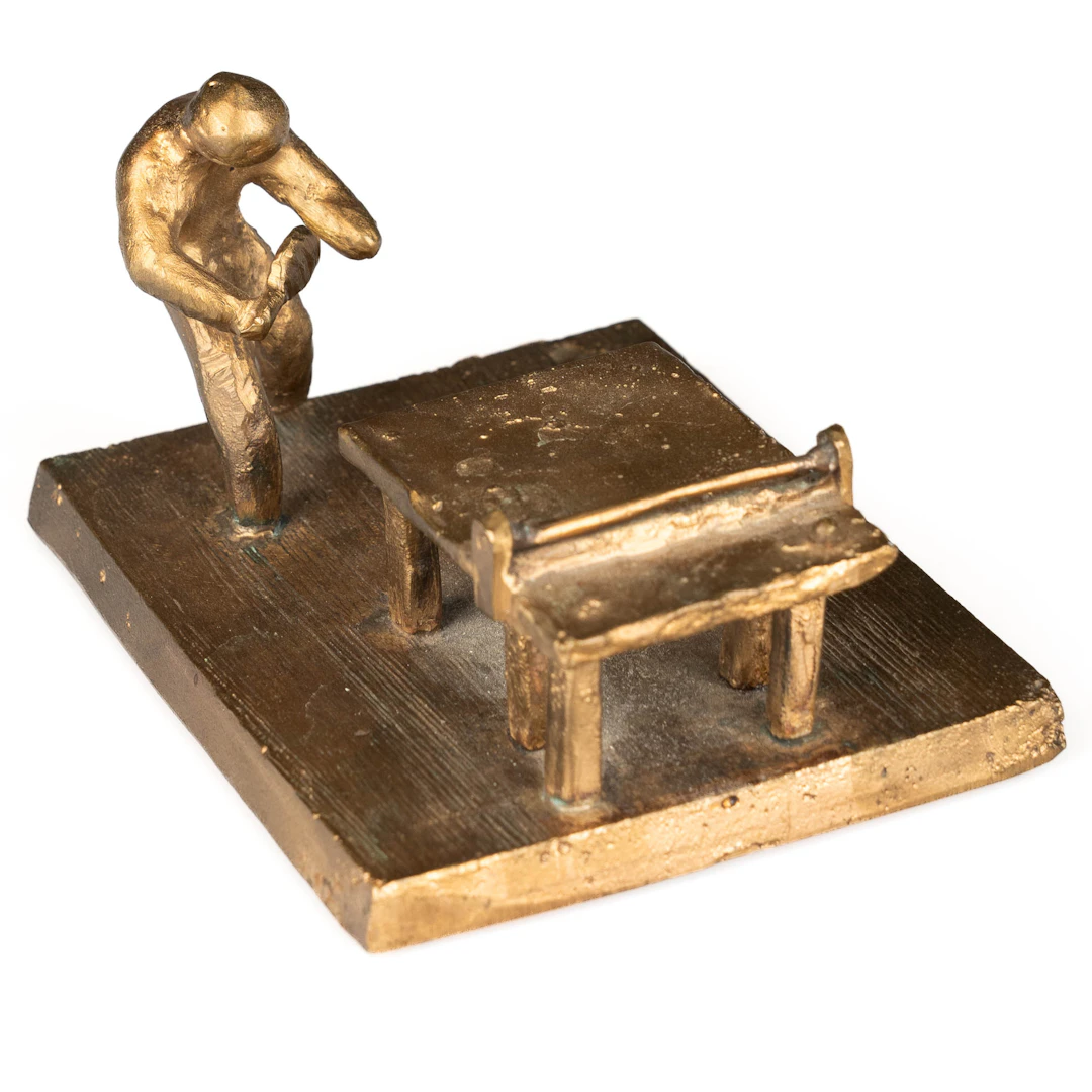 ROLF DE VAL. Skulptur, brons.