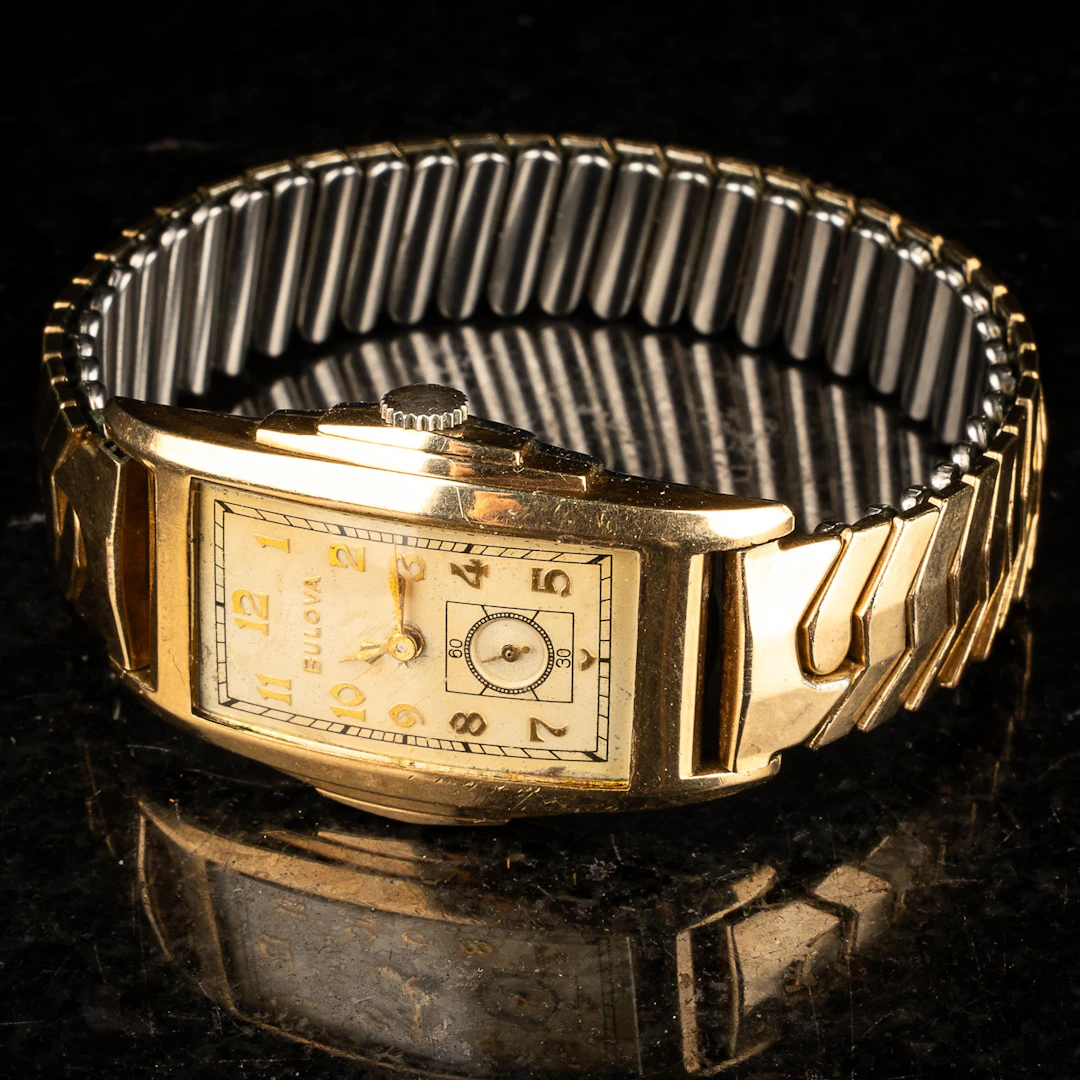 BULOVA, Armbandsur, Art Deco, 1930/40-tal.