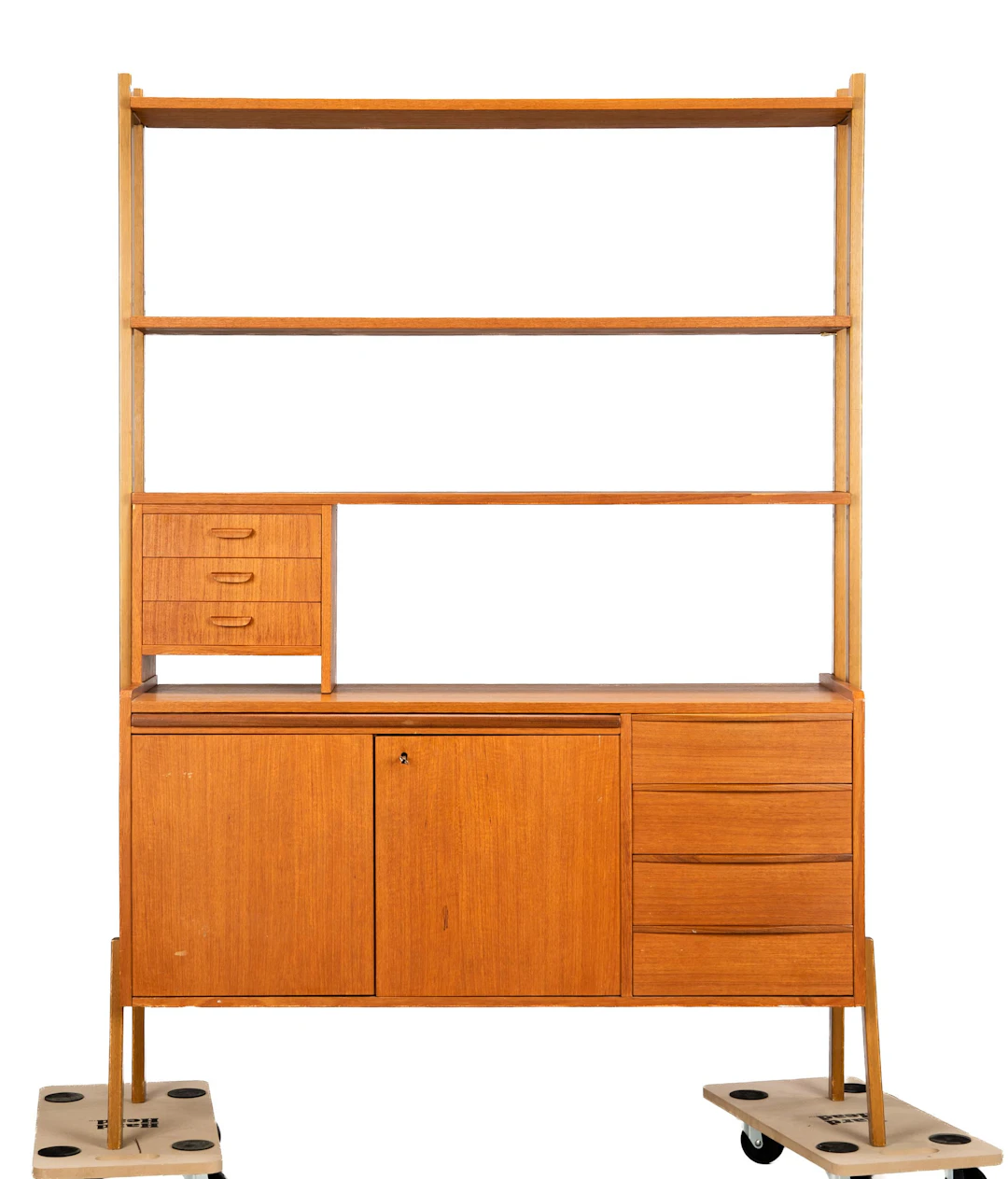 HYLLSKÅP, teak, 1900-talets mitt.