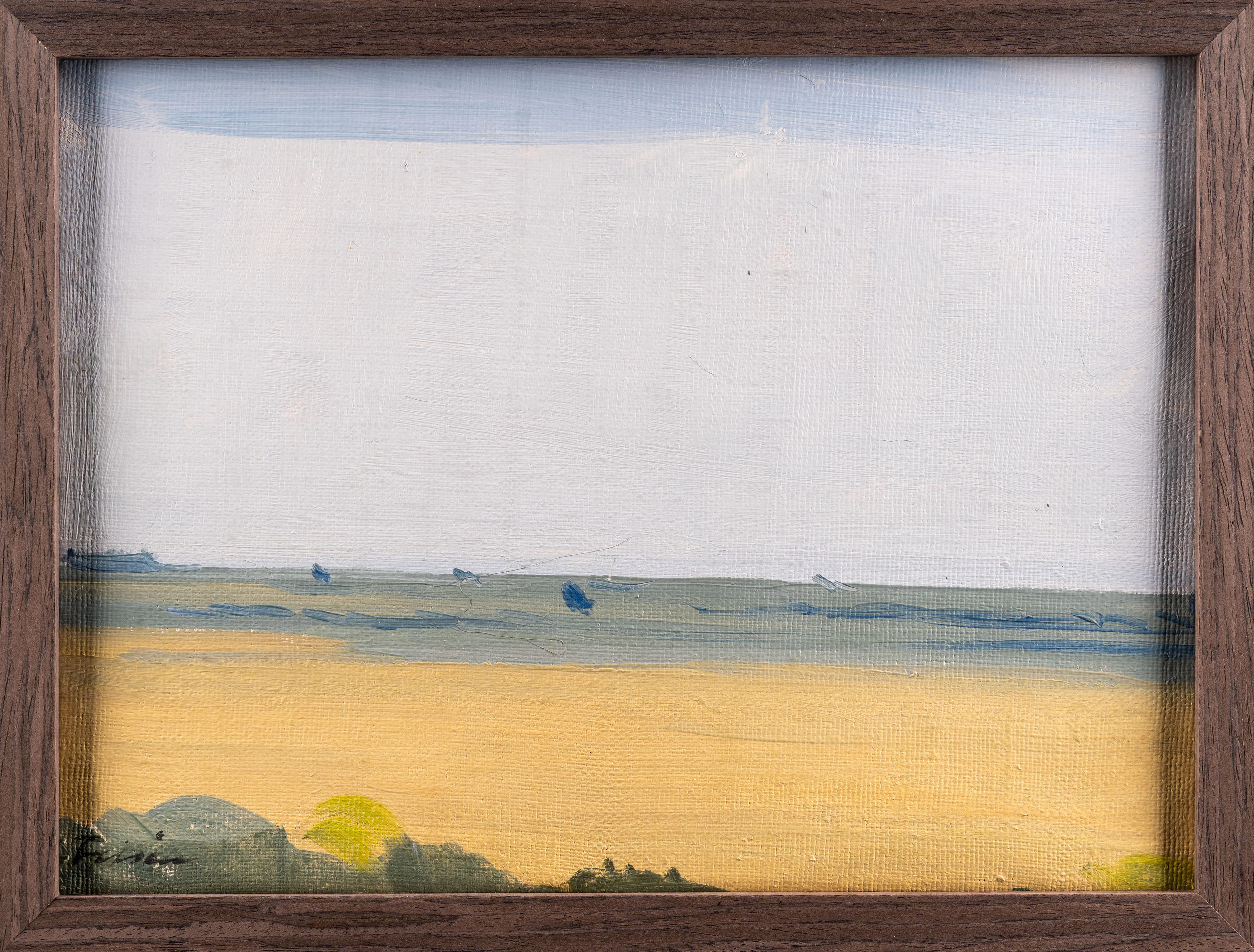 VERA FRISÉN. Olja på duk, Landskap, 1900-tal.
