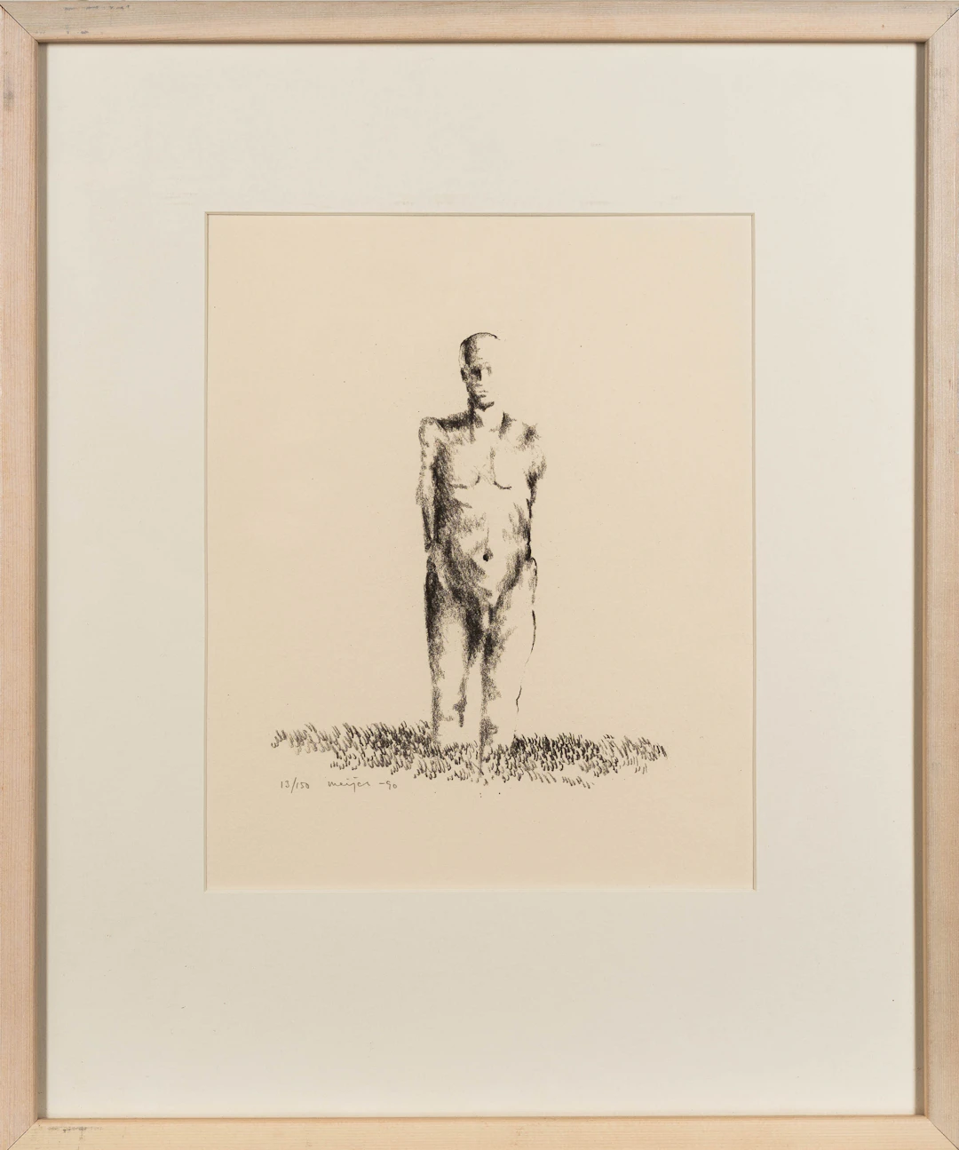 STURE MEIJER. Litografi, Figurmotiv, Numrerad: 13/150, Signerad och