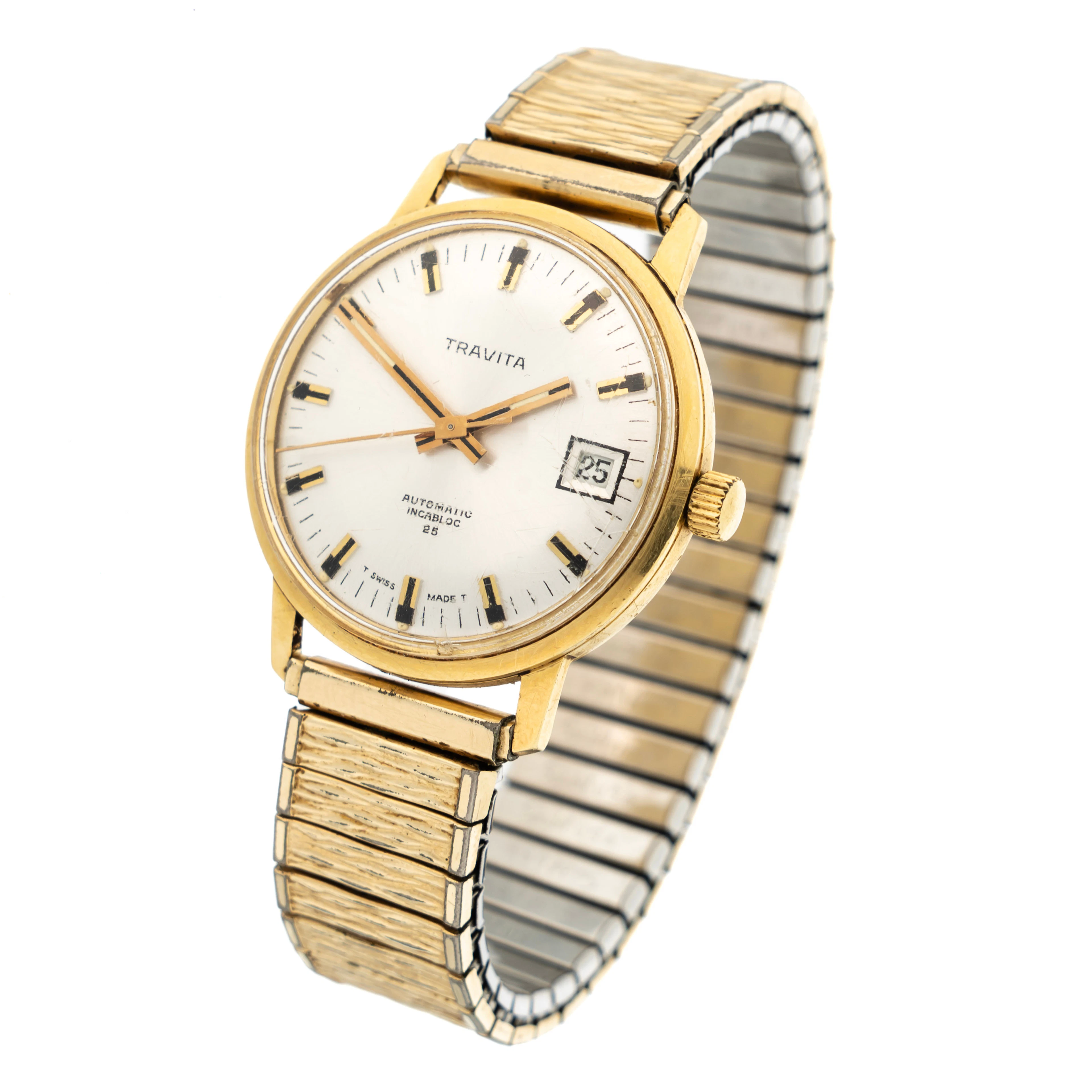 TRAVITA. Armbandsur 18K Guld 1900-tal.