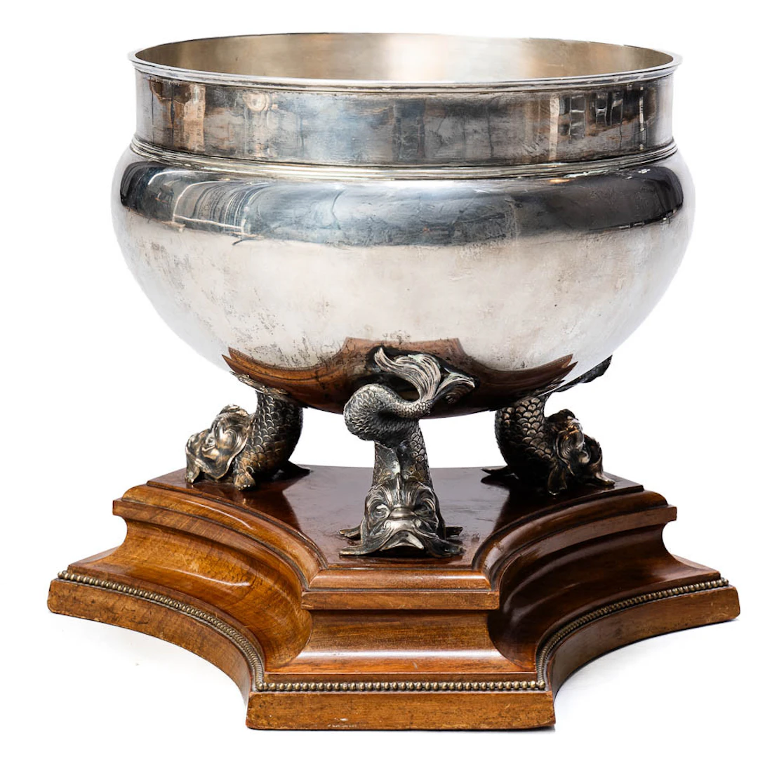 DOPFUNT / SKÅL. C.G.Hallberg, Silver 1910.
