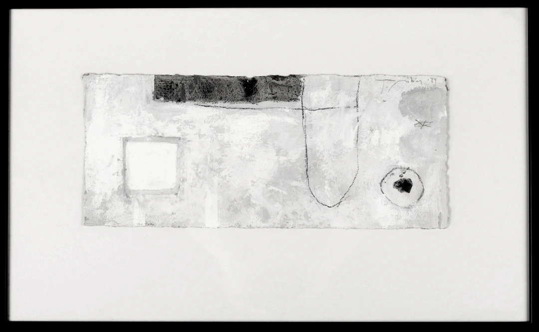 JAUME RIBAS. Blandteknik på papper, Signerad & daterad: 1989.
