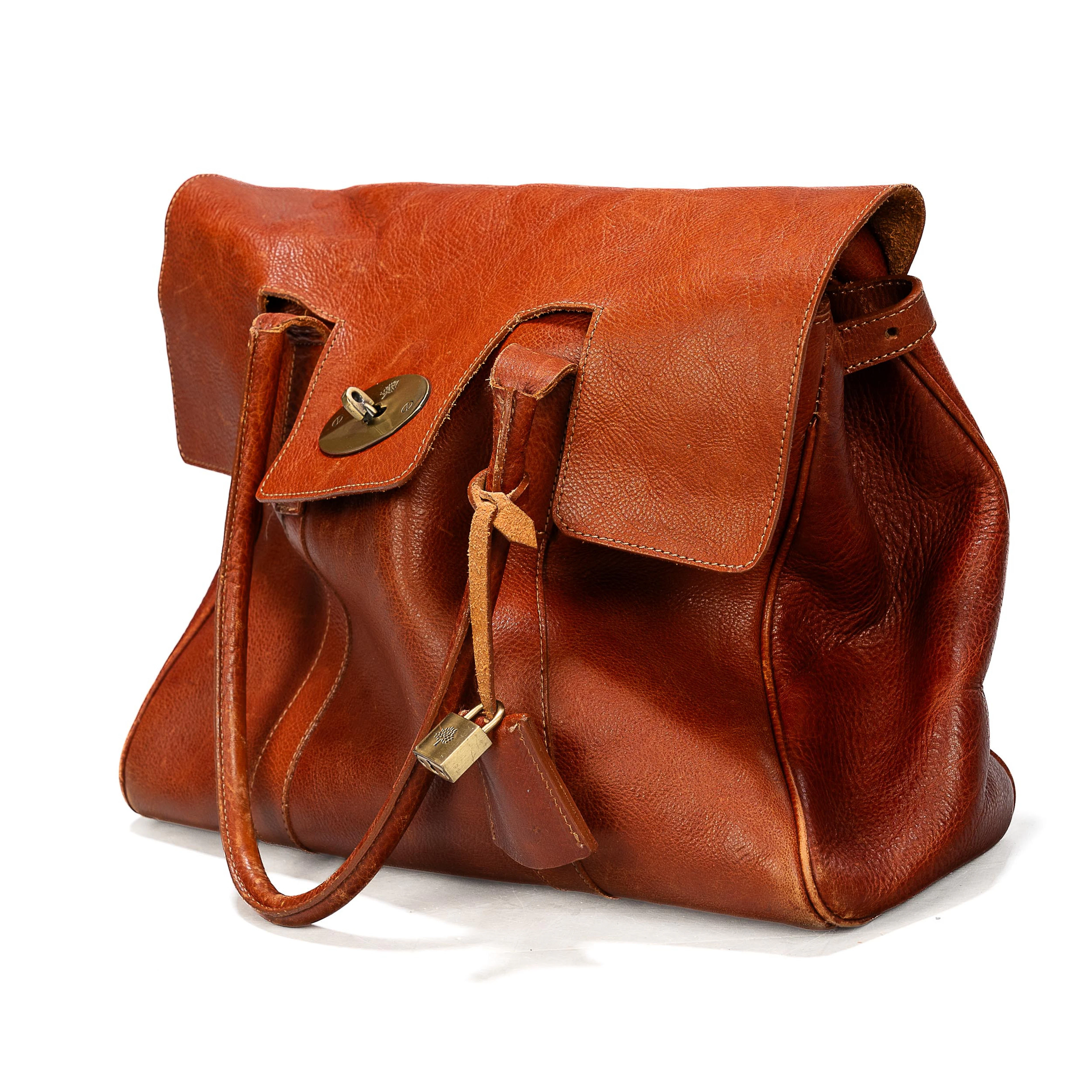 MULBERRY. Handväska, "Bayswater", läder.