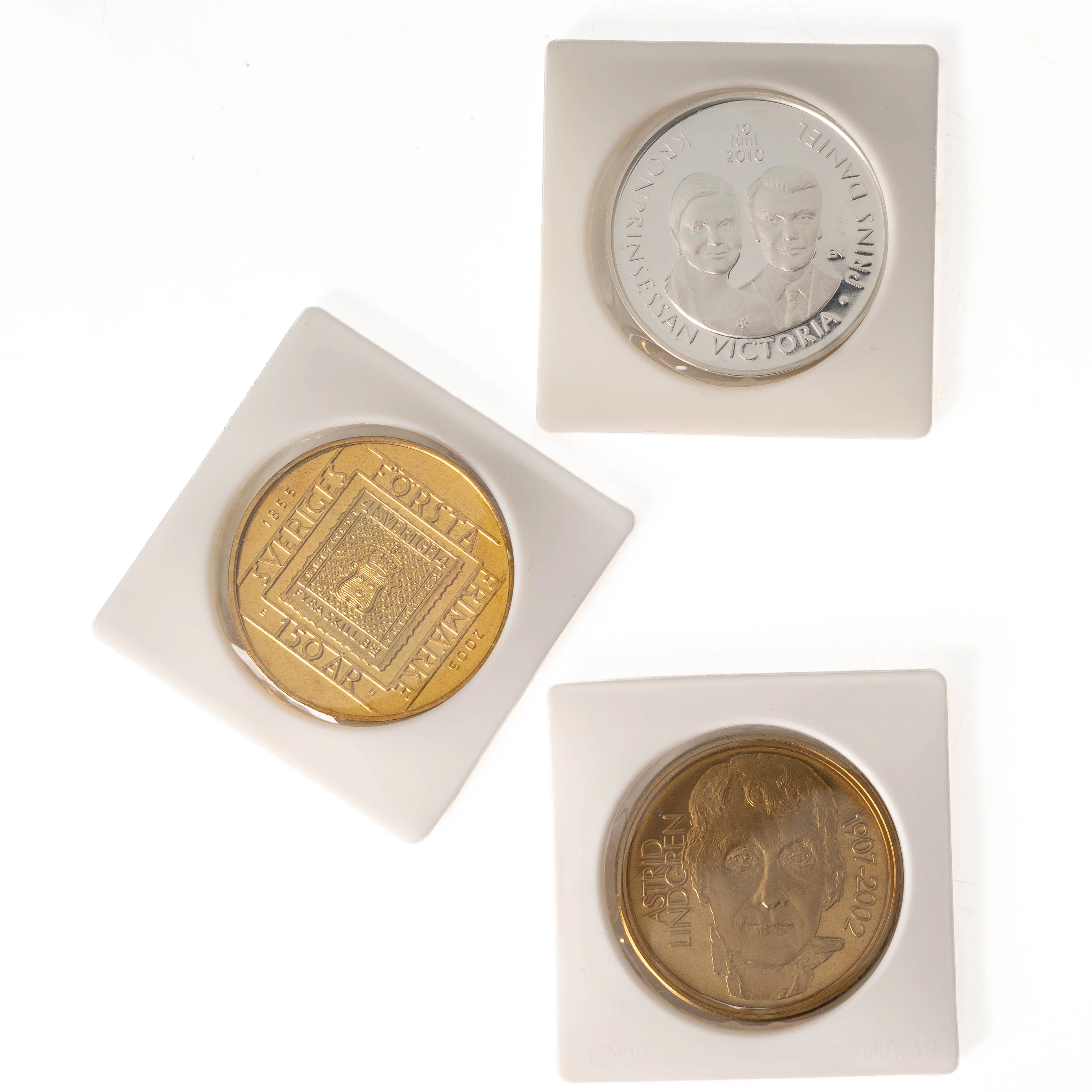 JUBILEUMSMYNT, Sverige, 3 st.