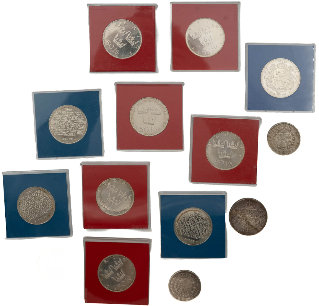 JUBILEUMSMYNT, svenska, 14 st.