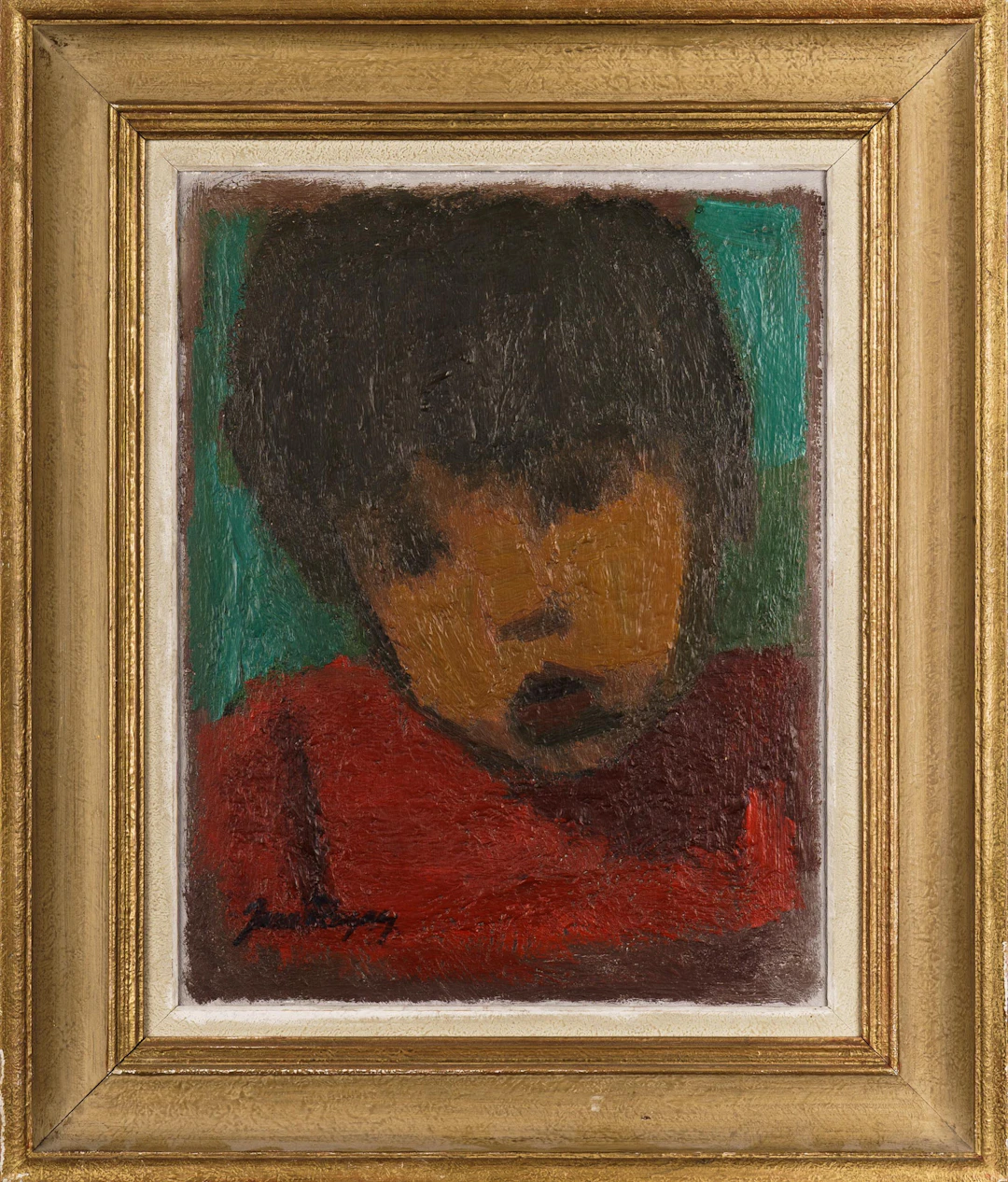 JEAN RAGNAR. Olja på pannå, Signerad.