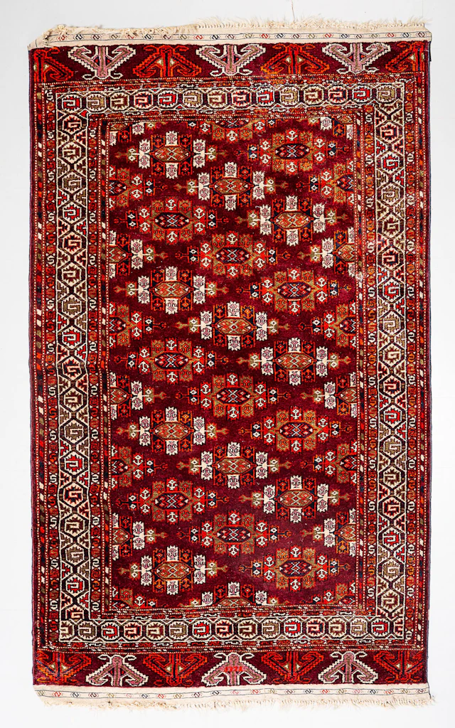 MATTA, Yomut, turkmensk, 1900-talets andra hälft. (113 × 195 cm).
