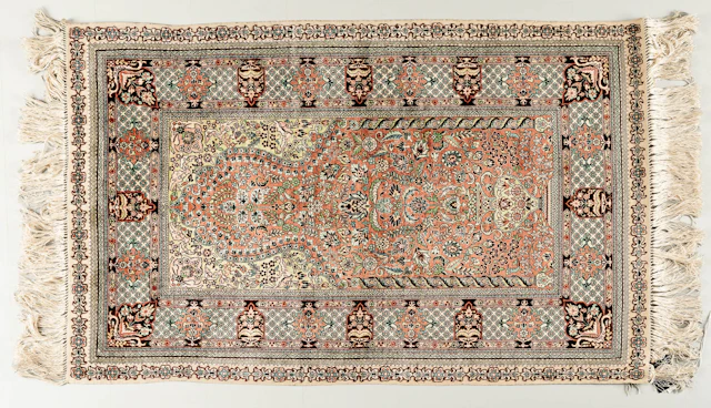 MATTA, Hereke, Turkisk, 1900-tal. Silke. (120 × 77 cm).