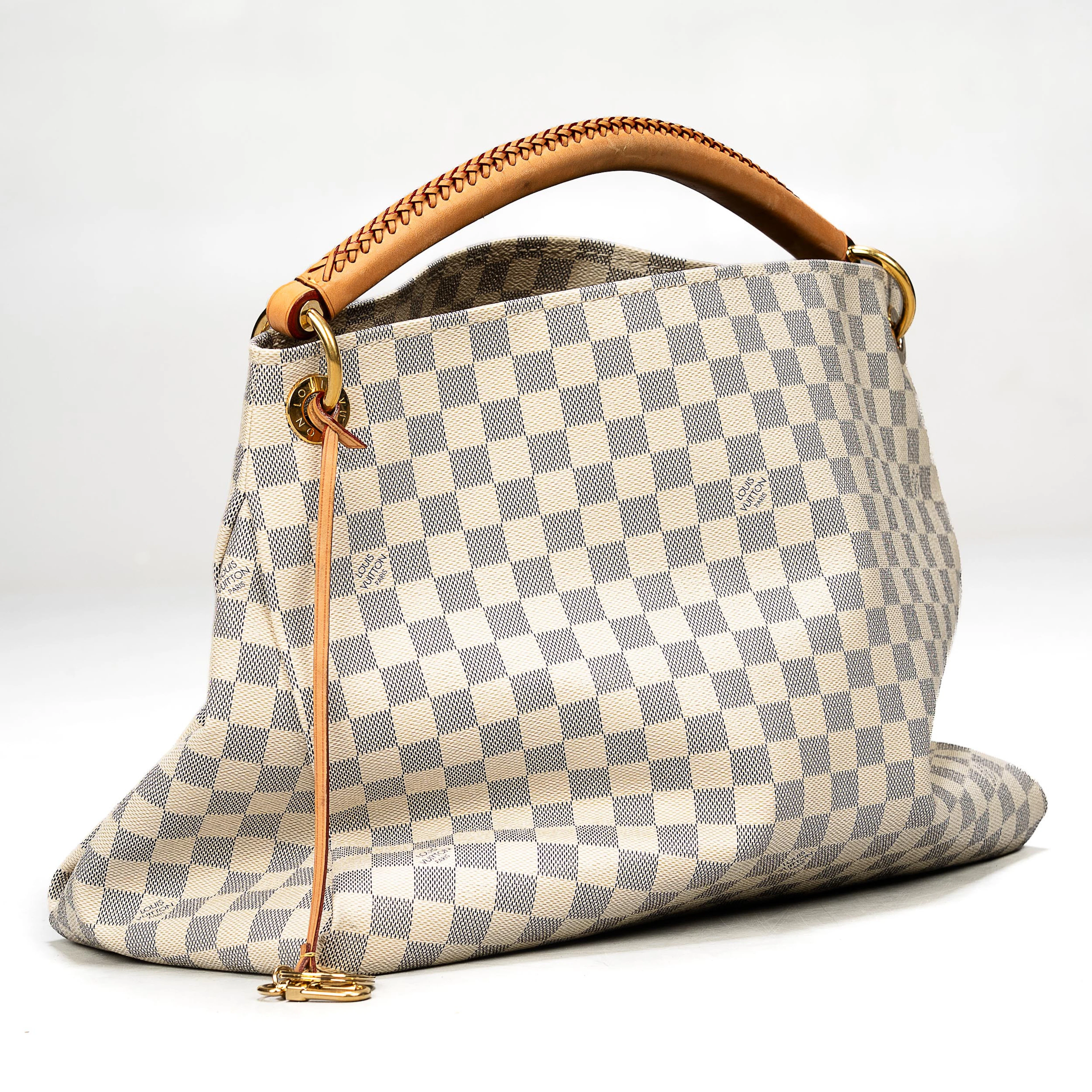 LOUIS VUITTON. Väska, "Artsy MM", Damier Azur.
