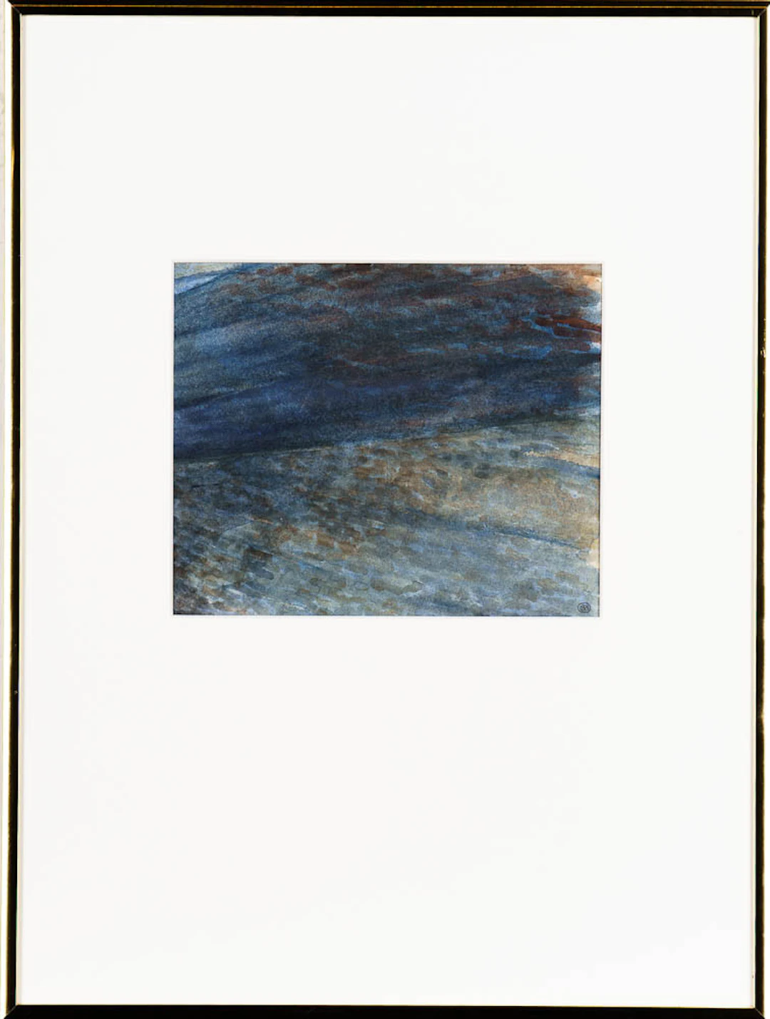 STURE BERGLUND. Akvarell på papper, "´Hälla" monogramsignerad.