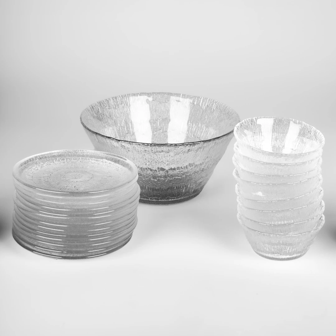 ANNY STILL. Servisdelar, 22 delar, ”Solaris”, Iittala, Finland, 1970-tal.