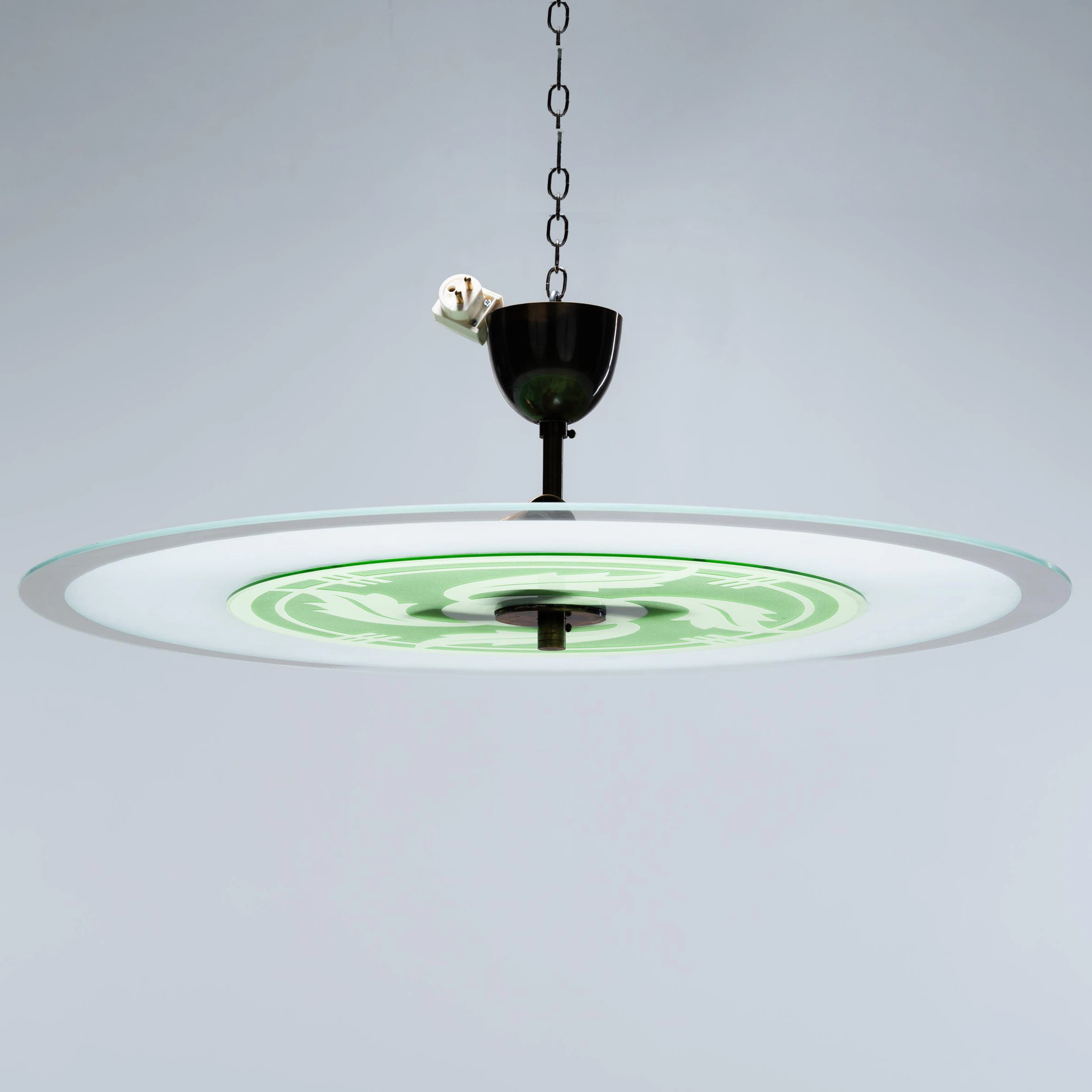TAKLAMPA, plafond, Swedish Grace-stil 1930/40-tal.