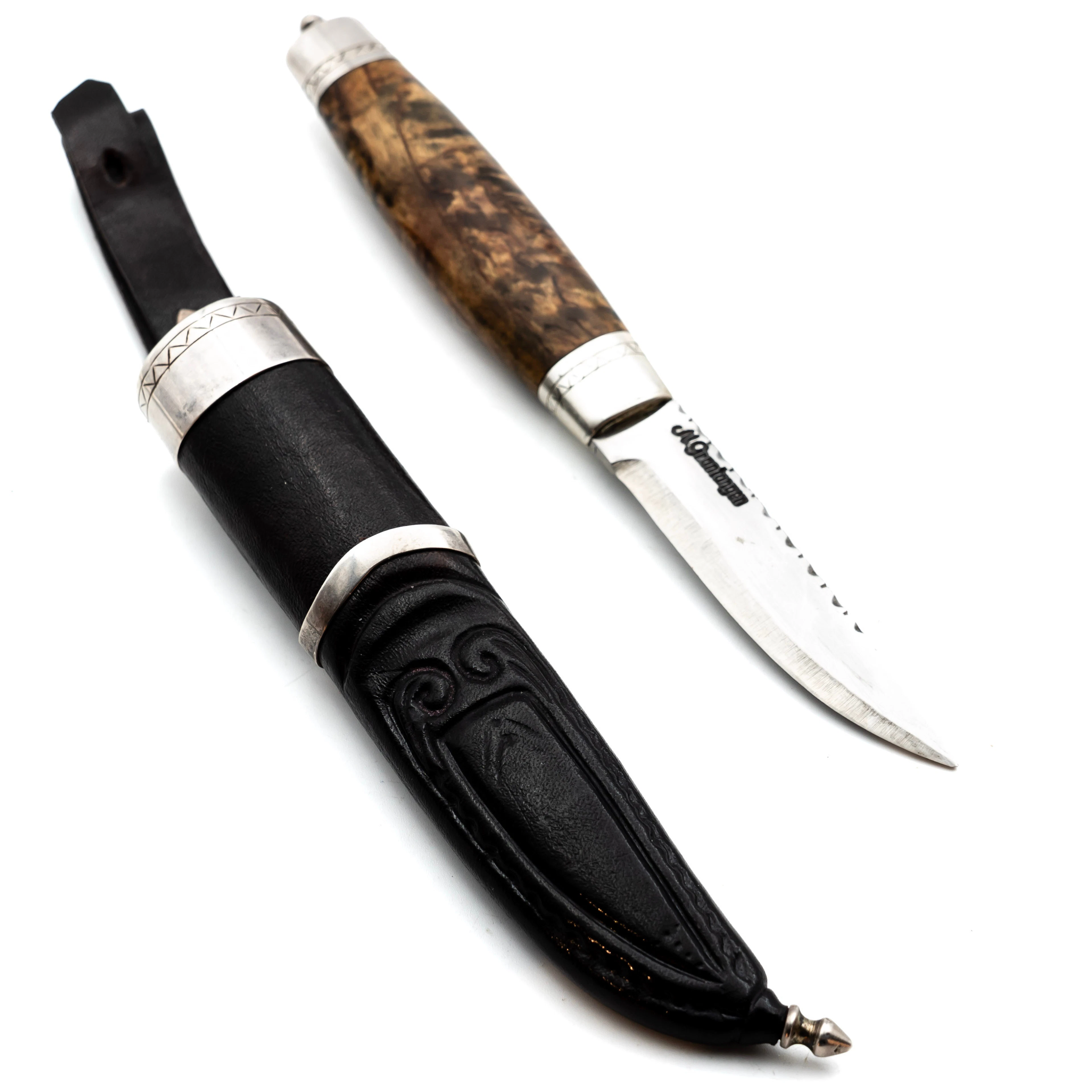 JAN "KNIV JOCKE" OLSSON. Kniv, Signerad, 1900-tal.