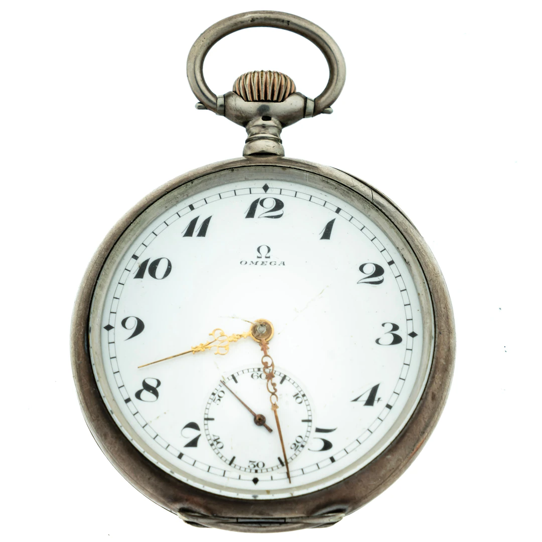 OMEGA. Fickur, Silver 1922.