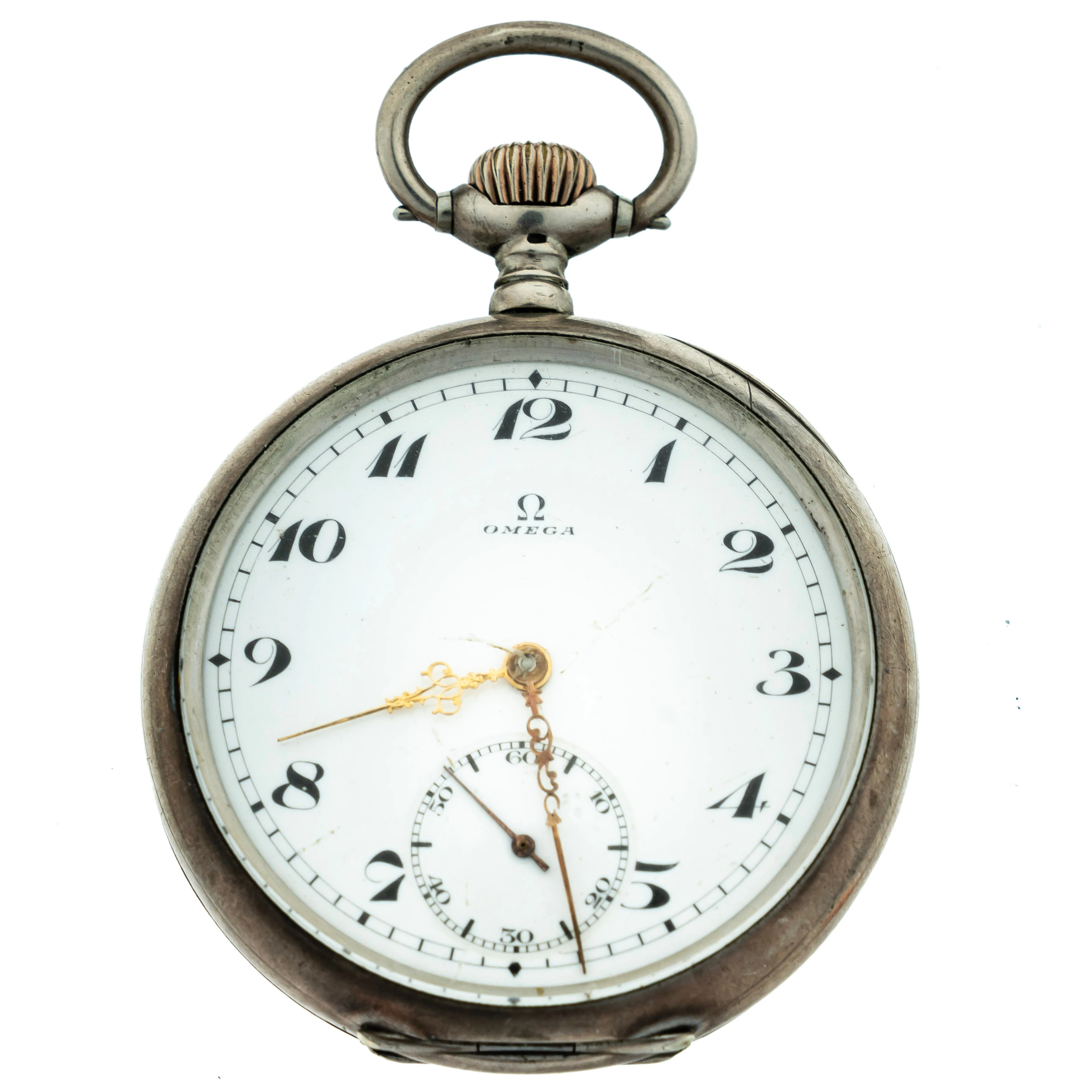 OMEGA. Fickur, Silver 1922.