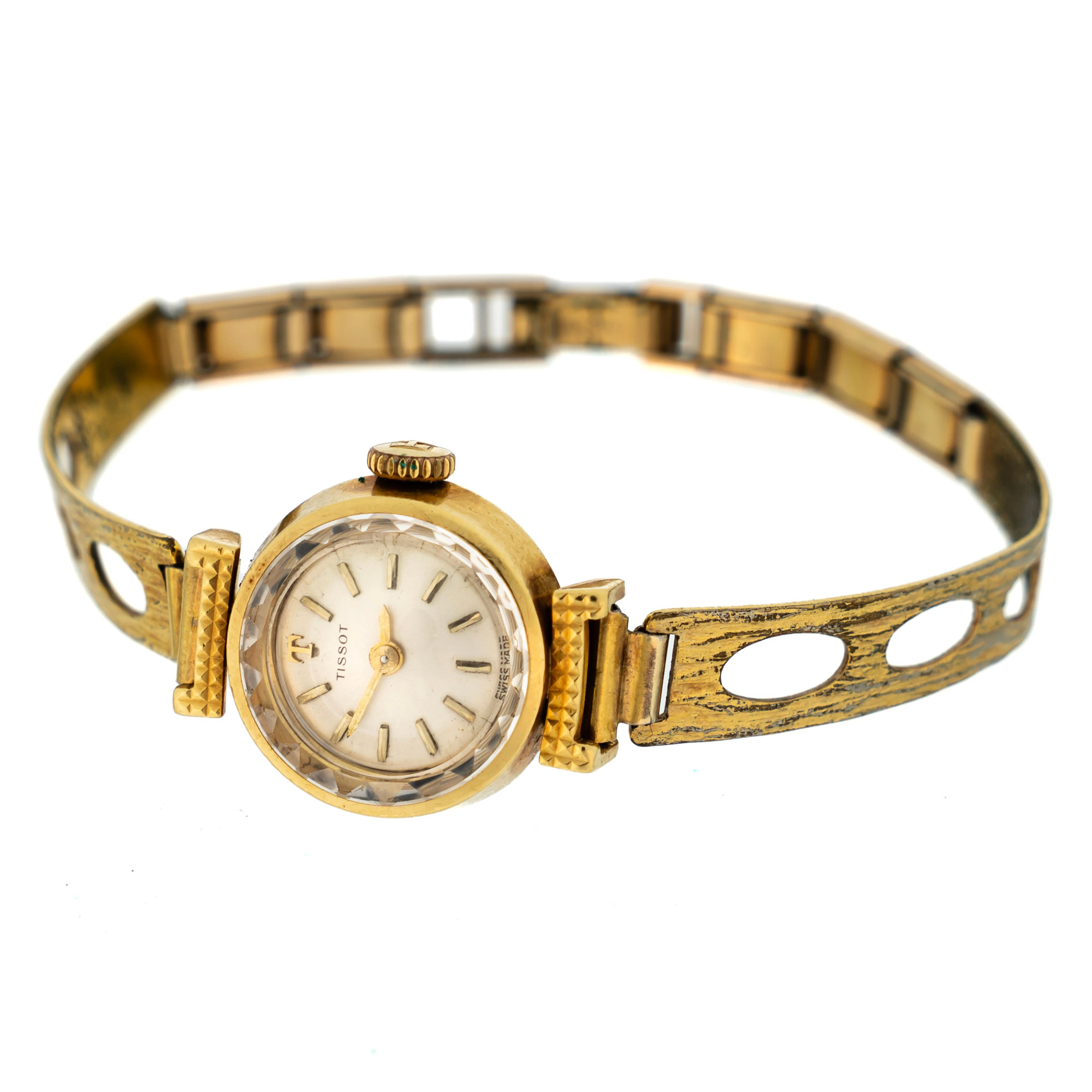 TISSOT. Cocktailur, Tissot, 18K guld.
