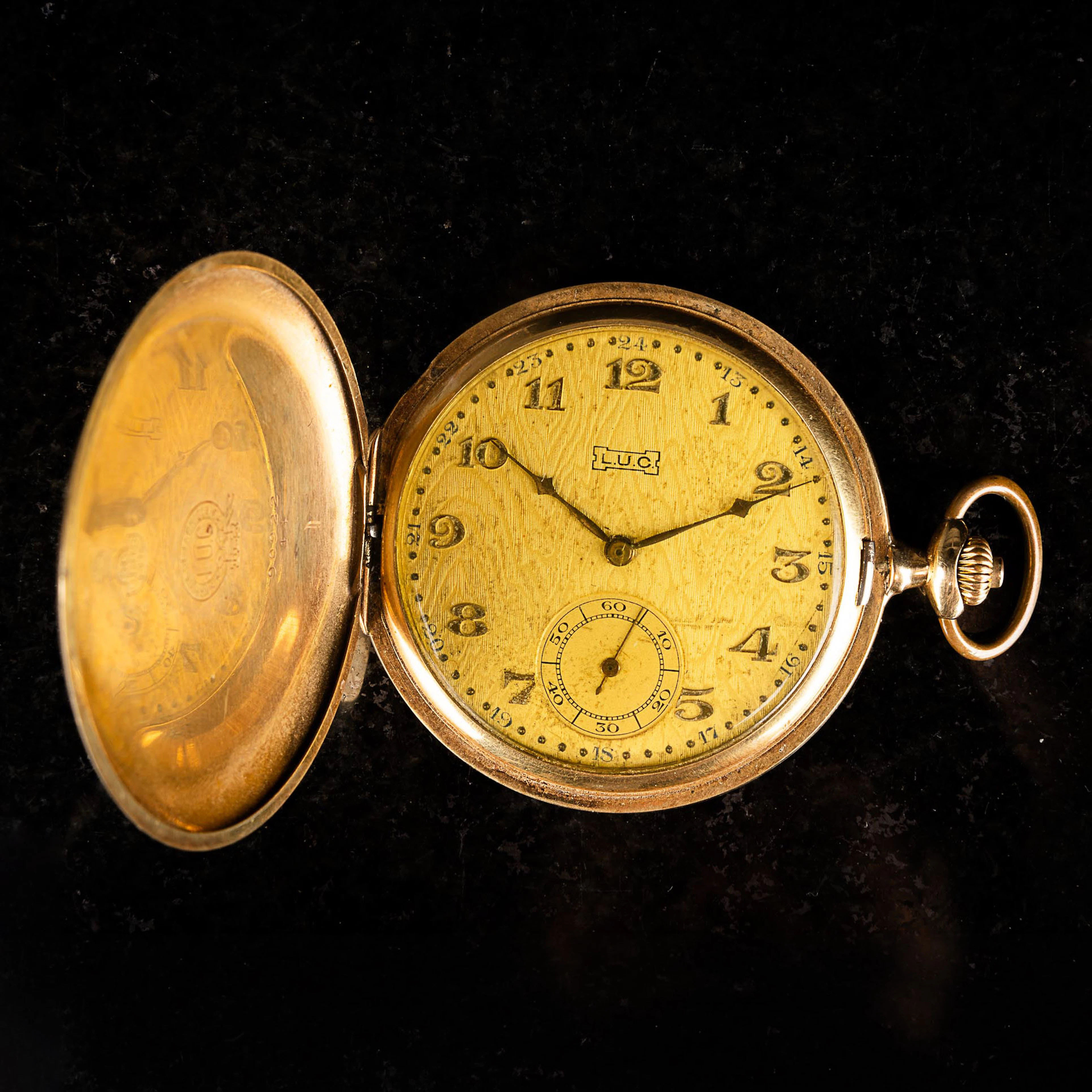 FICKUR, Guld 14K, LUC, Savonett, 1900-tal.