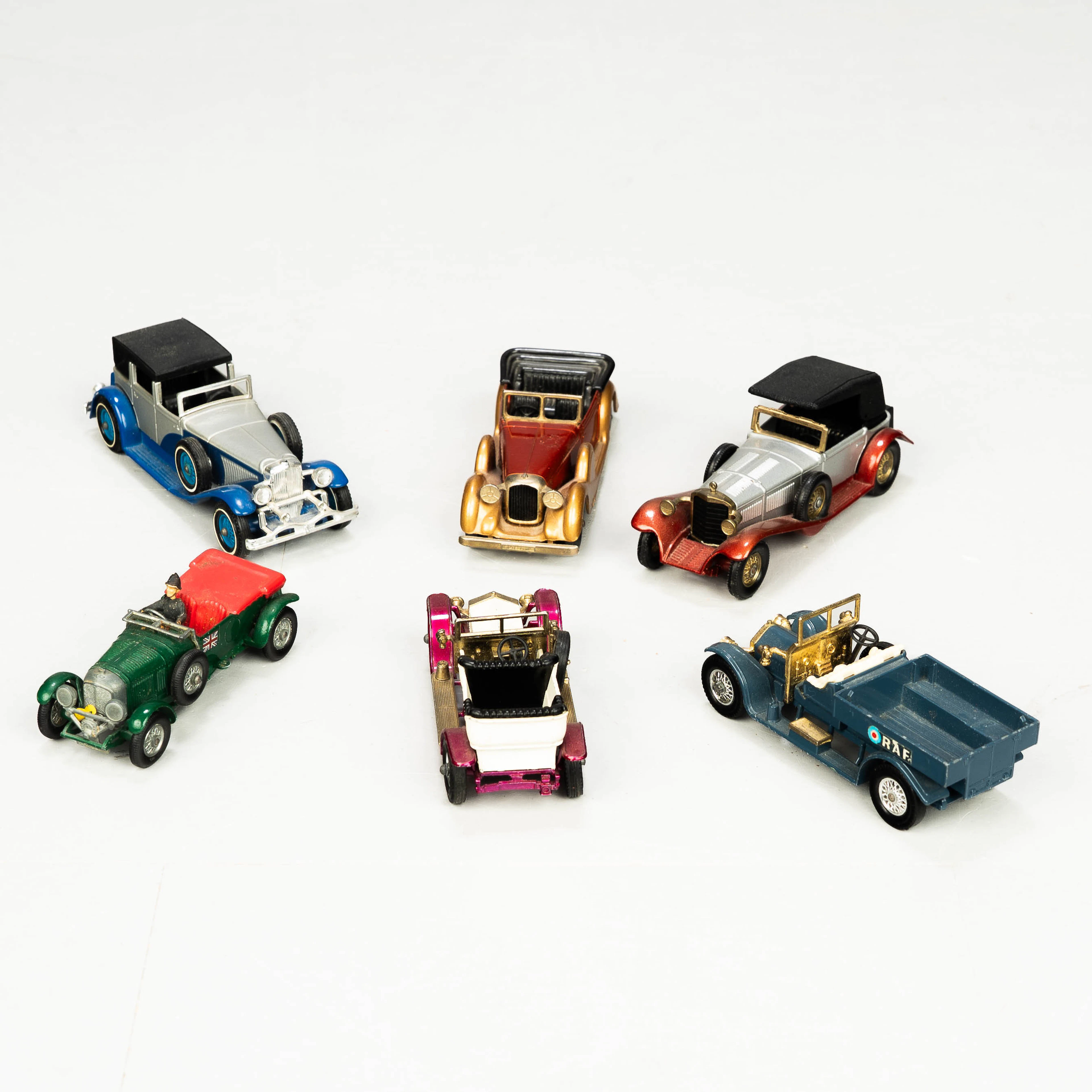 LEKSAKSBILAR, 6 st, Matchbox Models of Yesteryear.