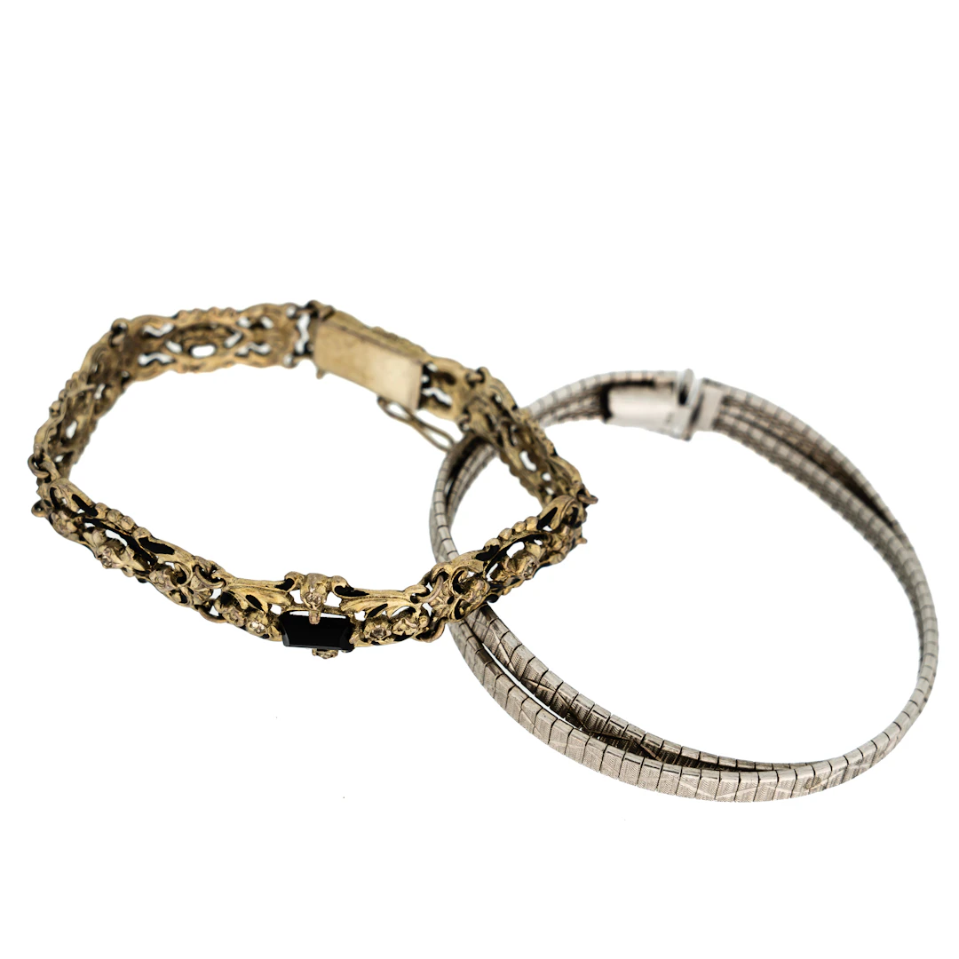 ARMBAND, 2 st, silver.