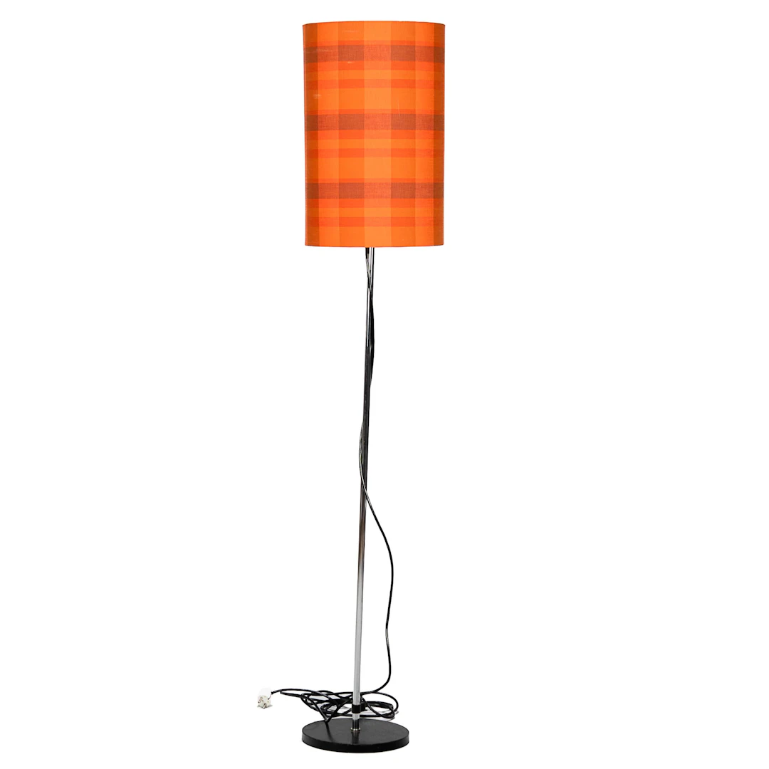 GOLVLAMPA, Rutig skärm, Två ljuspunkter.