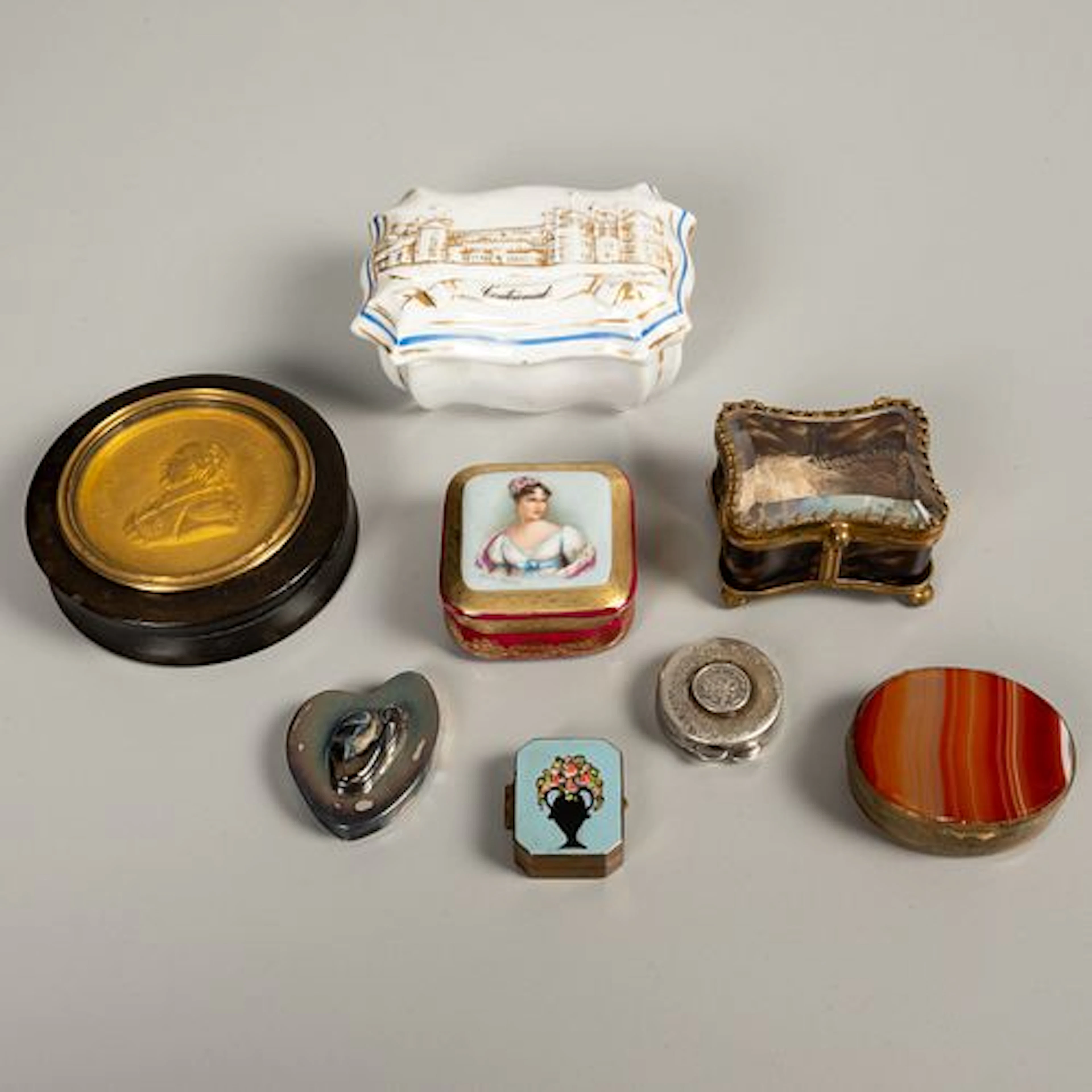 Eight Decorative Boxes
