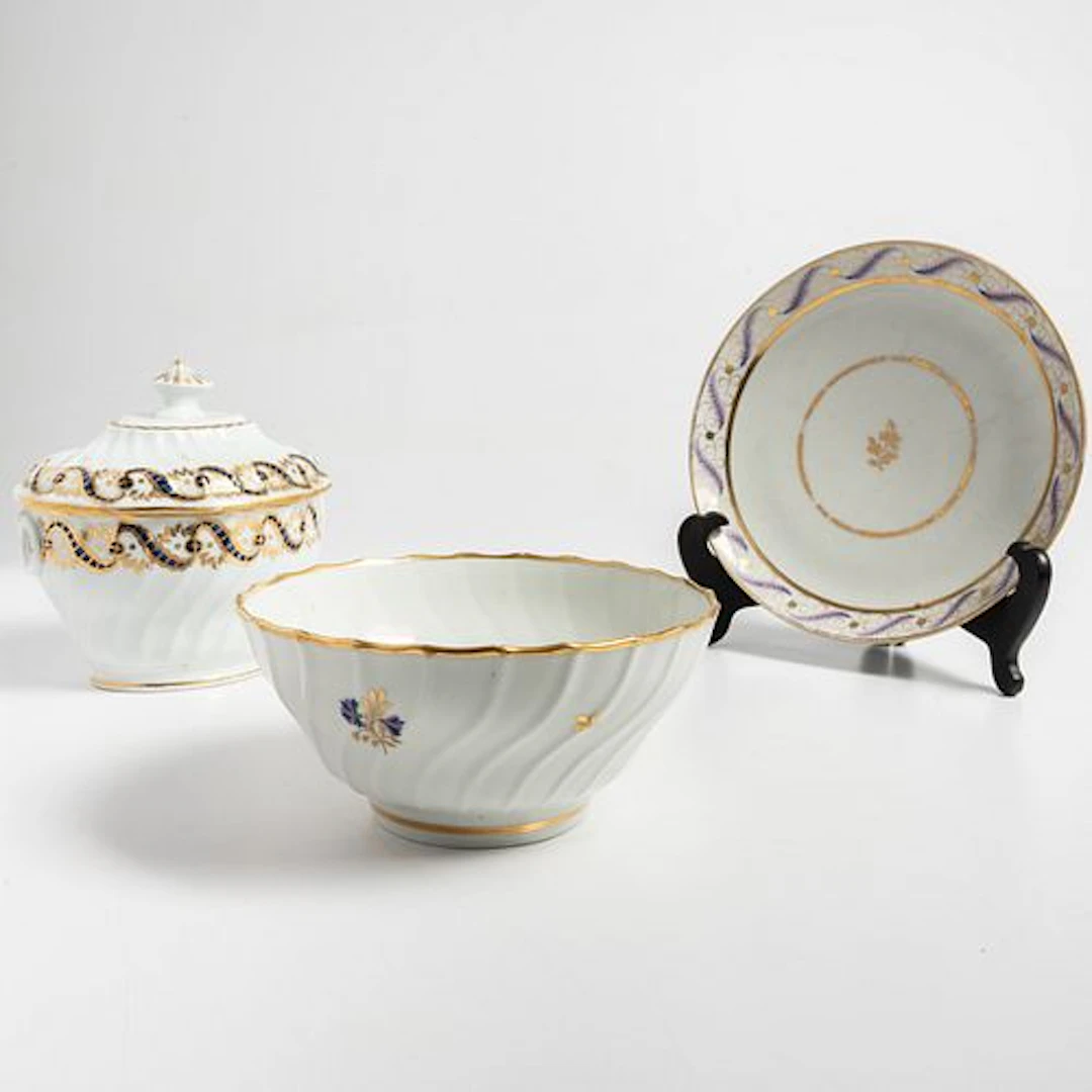 Three English Porcelain Decorative Items