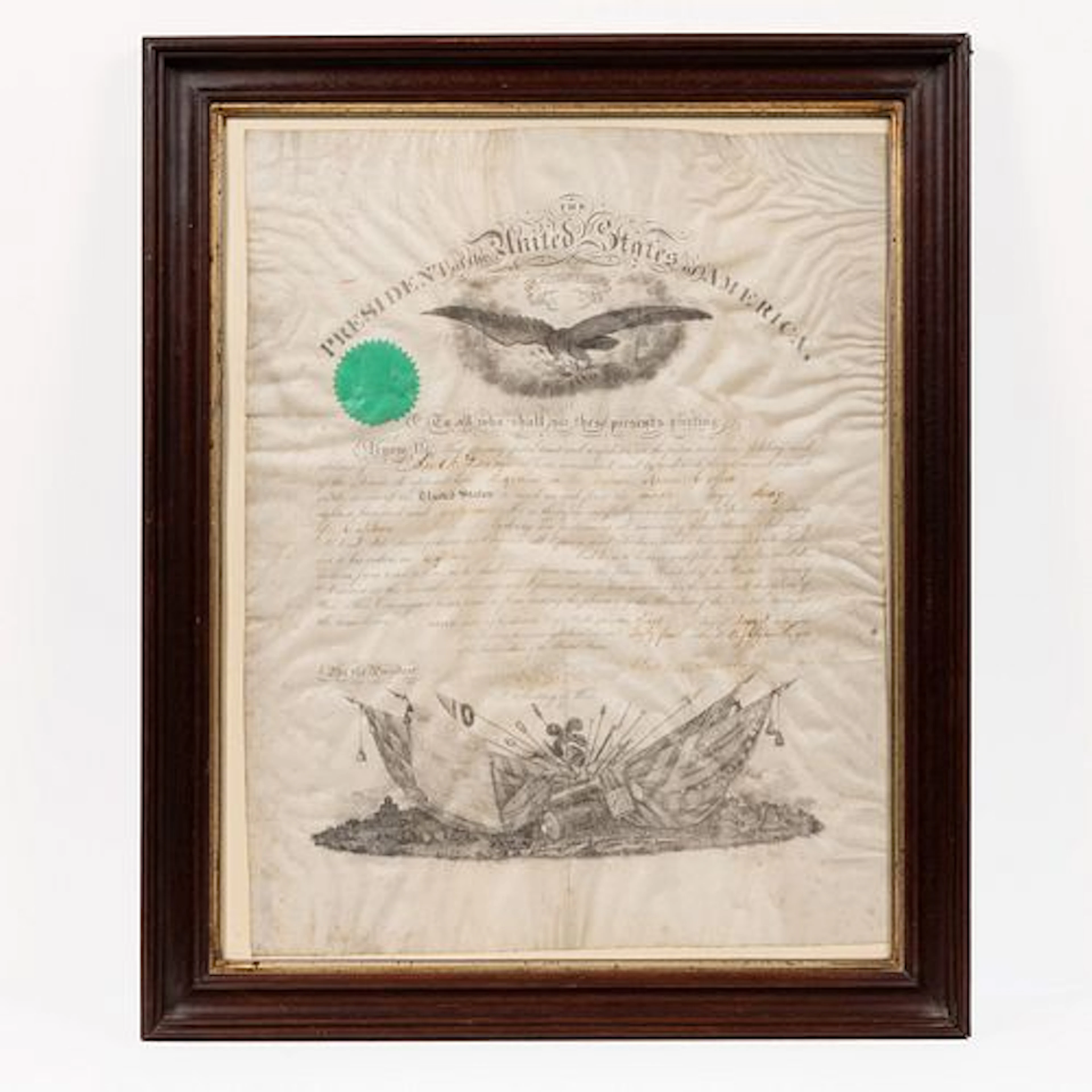 Abraham Lincoln Document Signed As President