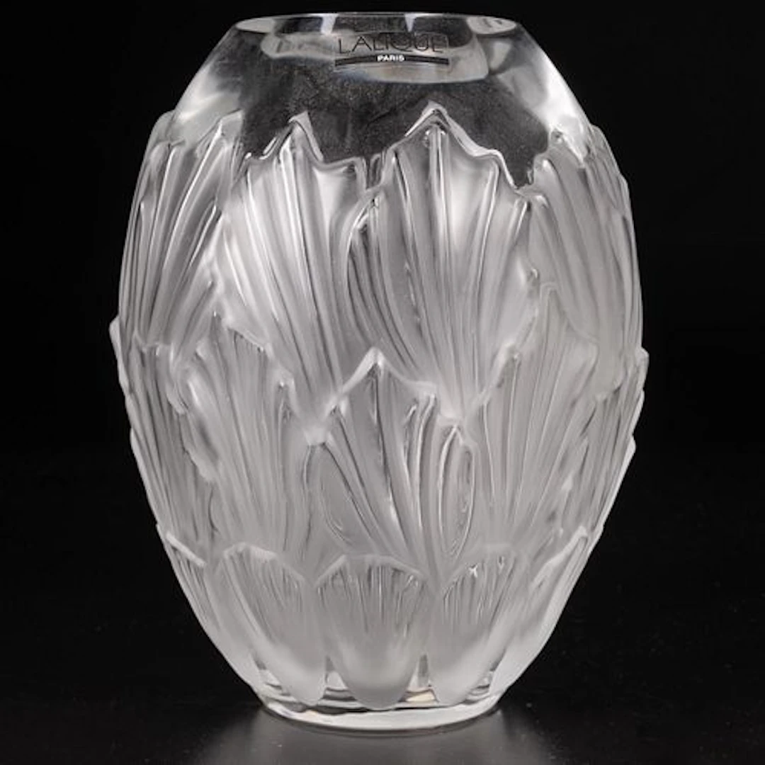 Lalique Sandrift Vase