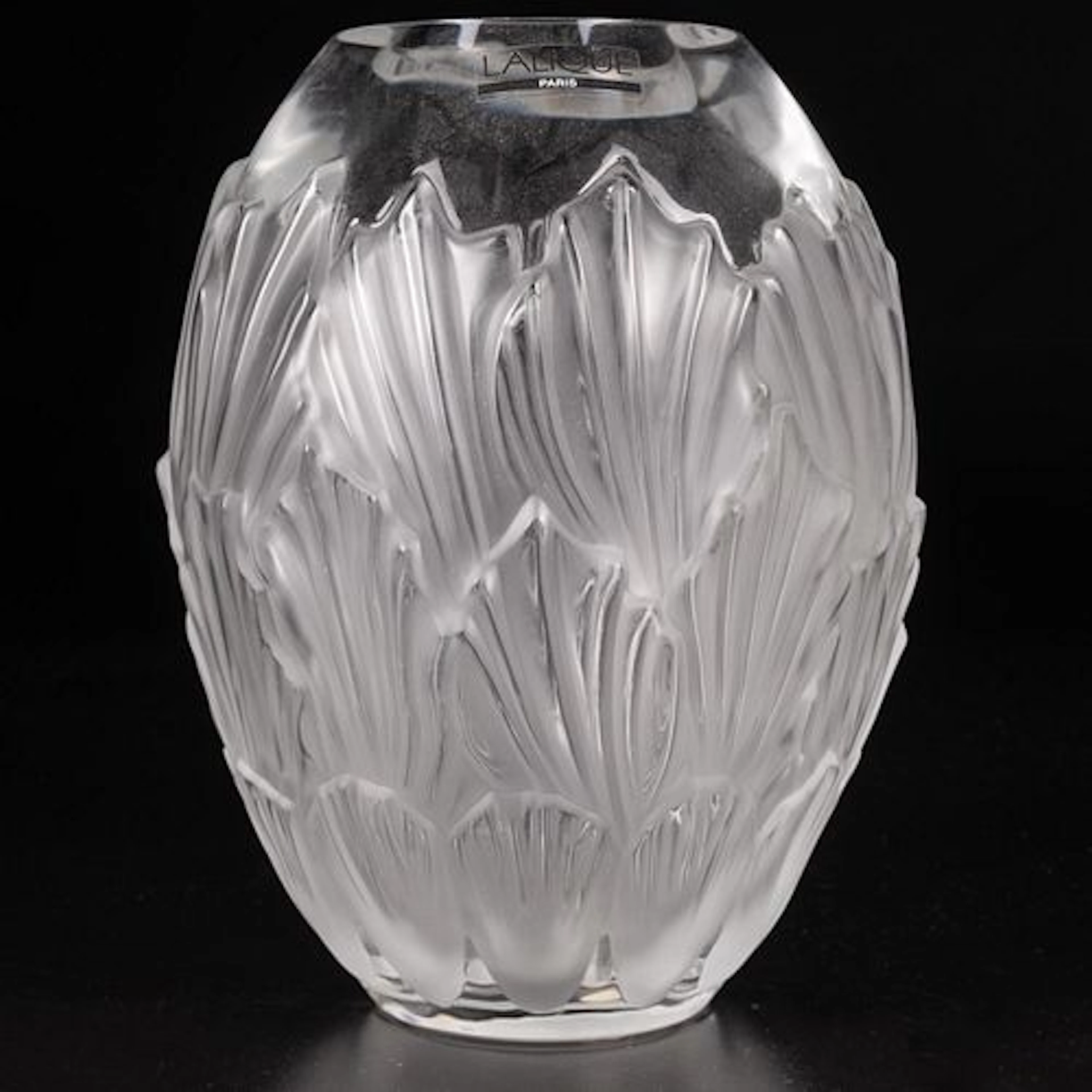 Lalique Sandrift Vase