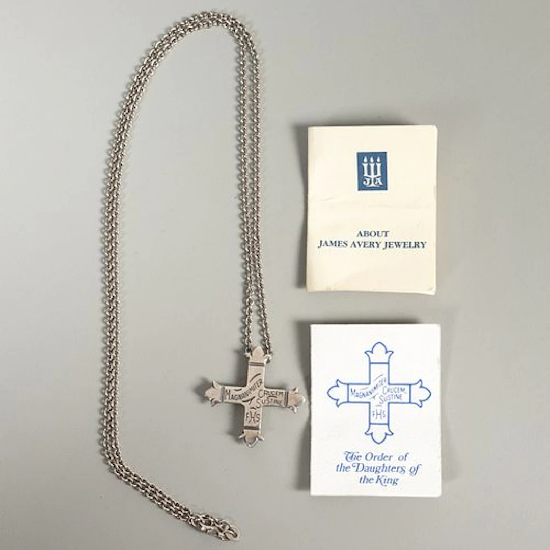 Sterling Silver Cross Pendant and Brooch