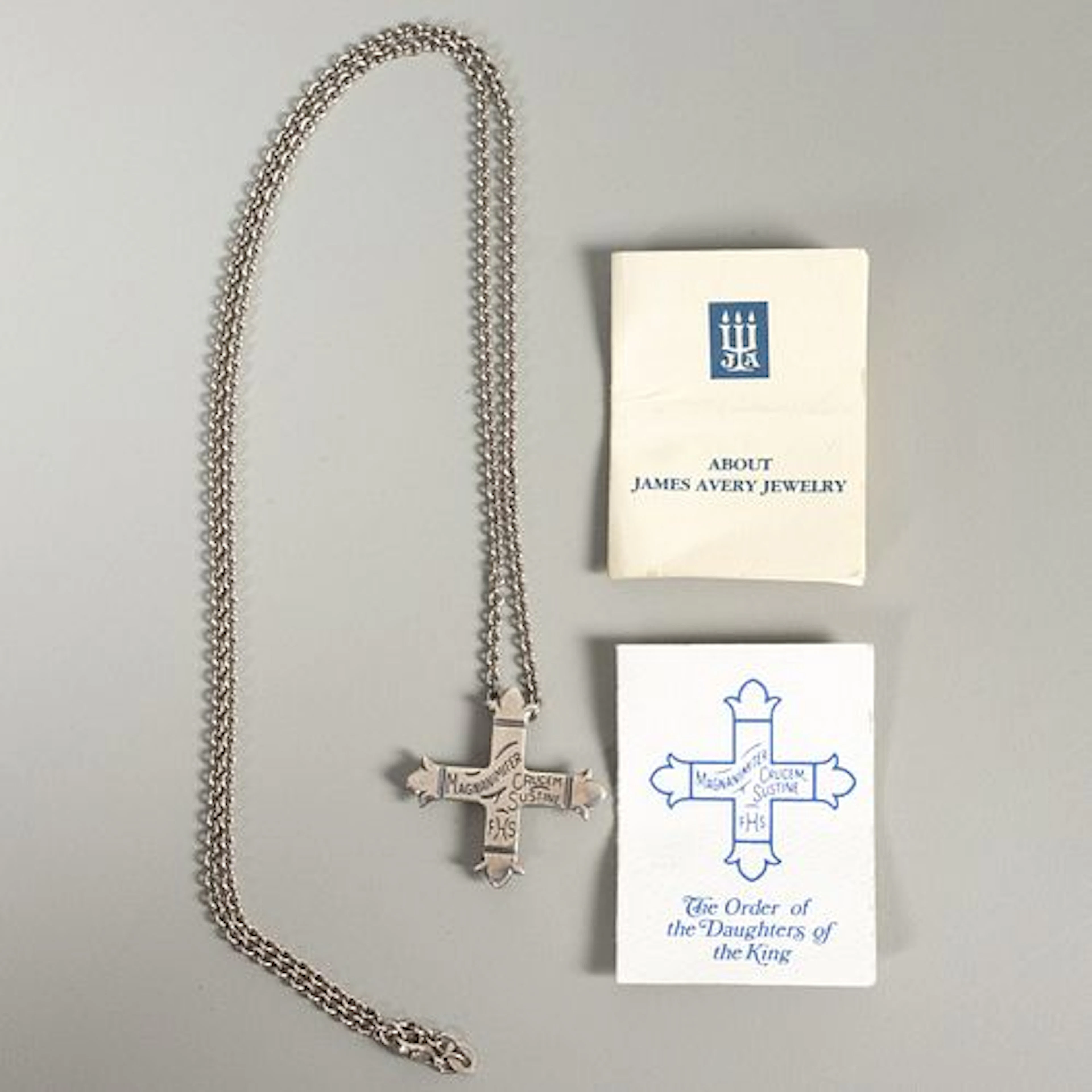 Sterling Silver Cross Pendant and Brooch