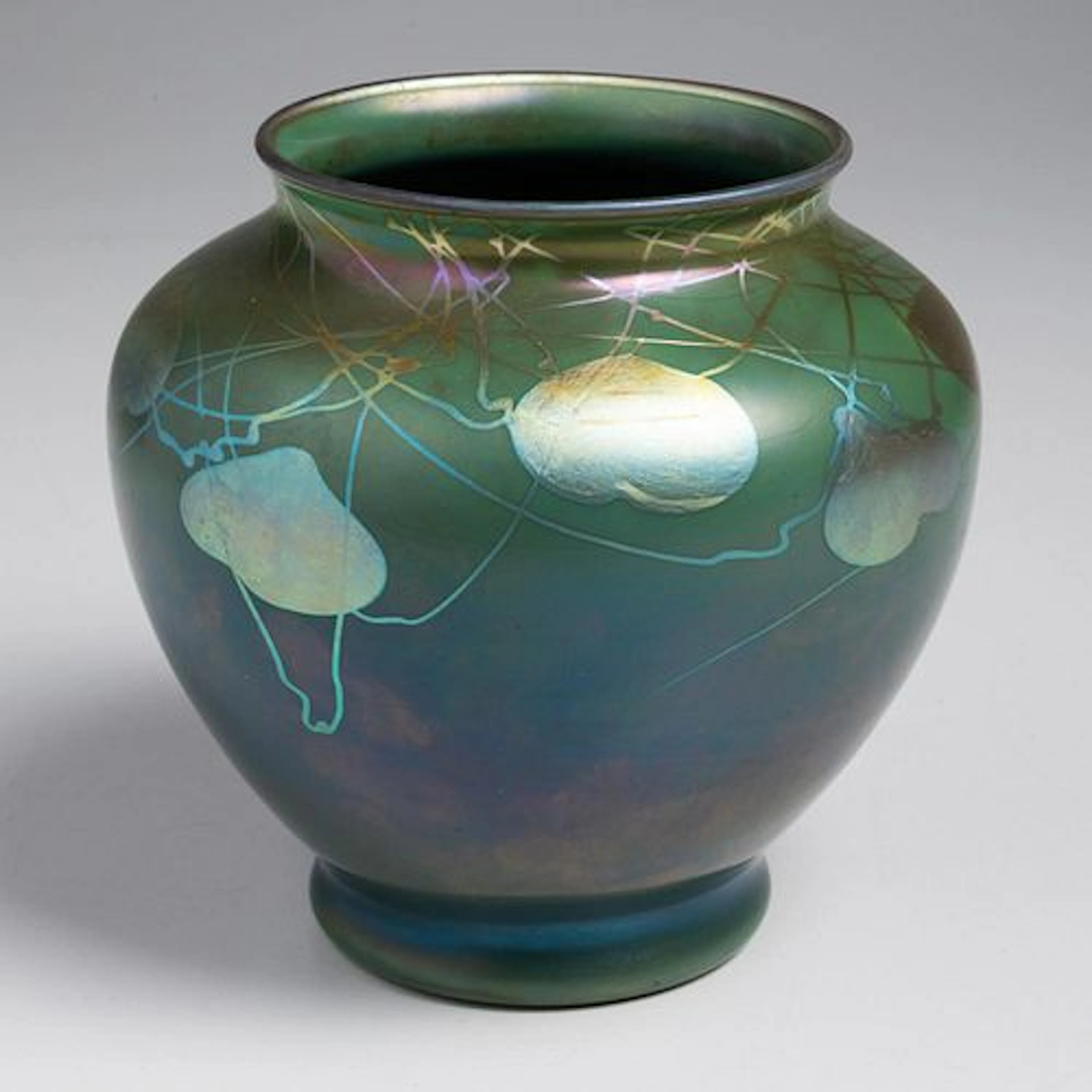 Steuben Tyrian Art Glass Vase