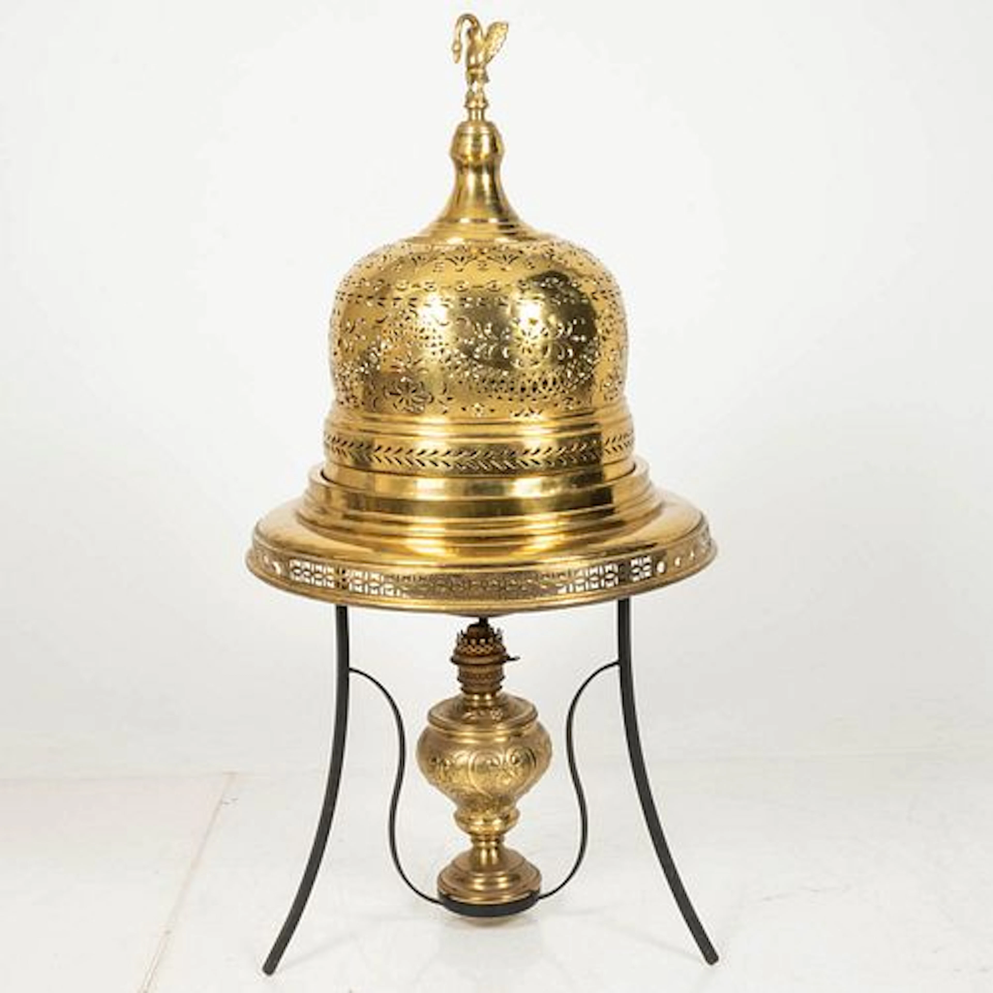 Large Turkish Brass Brazier