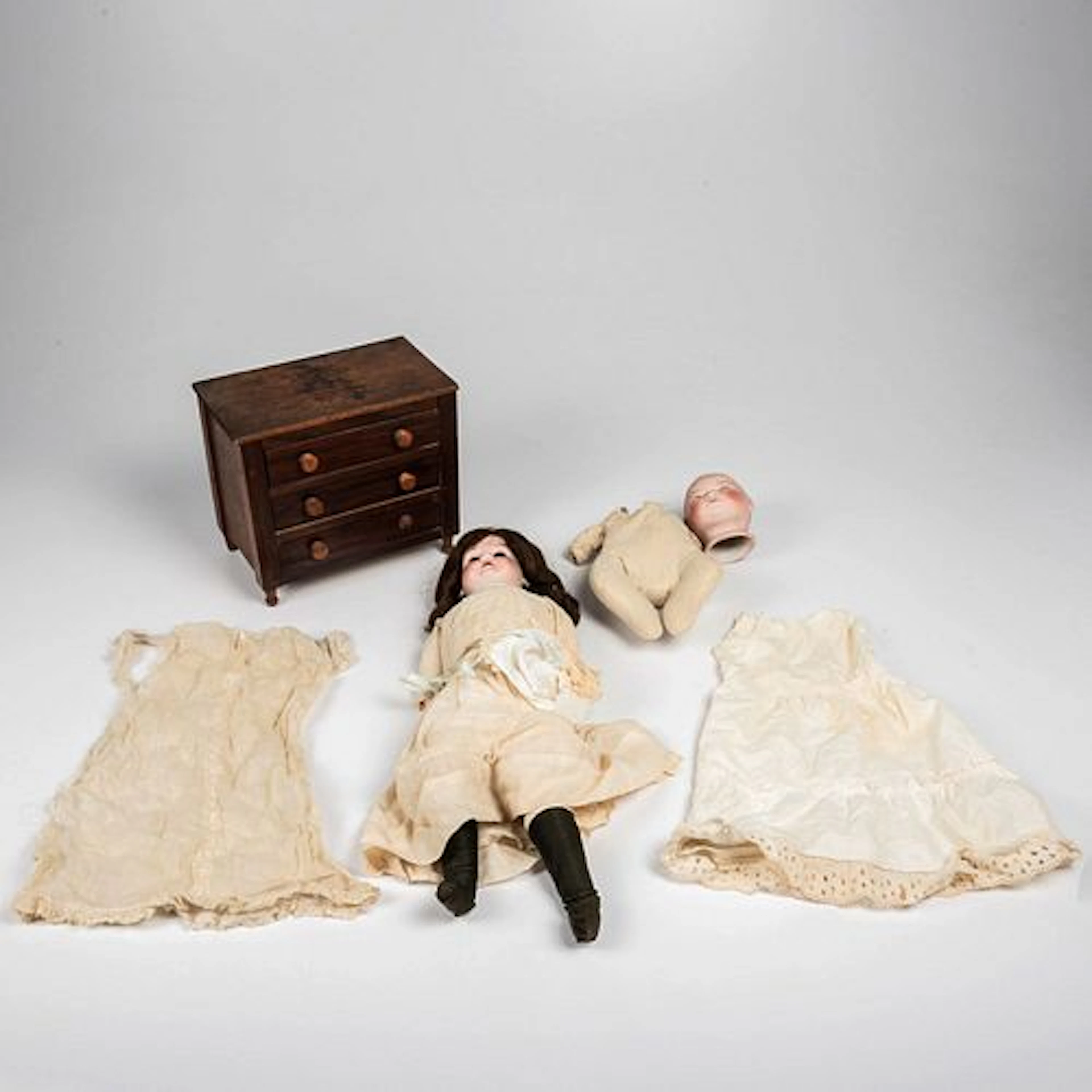 Two German Bisque Dolls