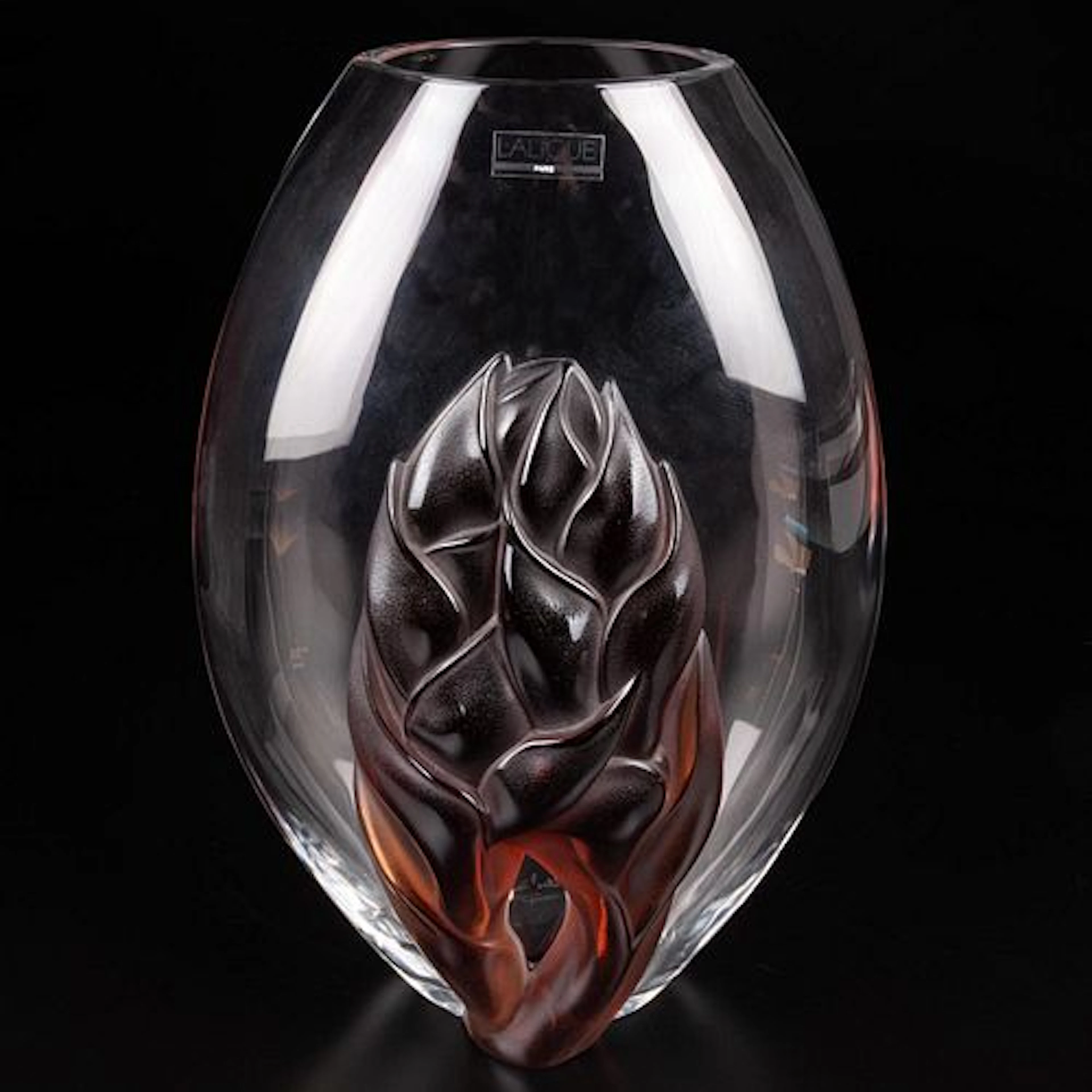 Lalique Martinique Vase