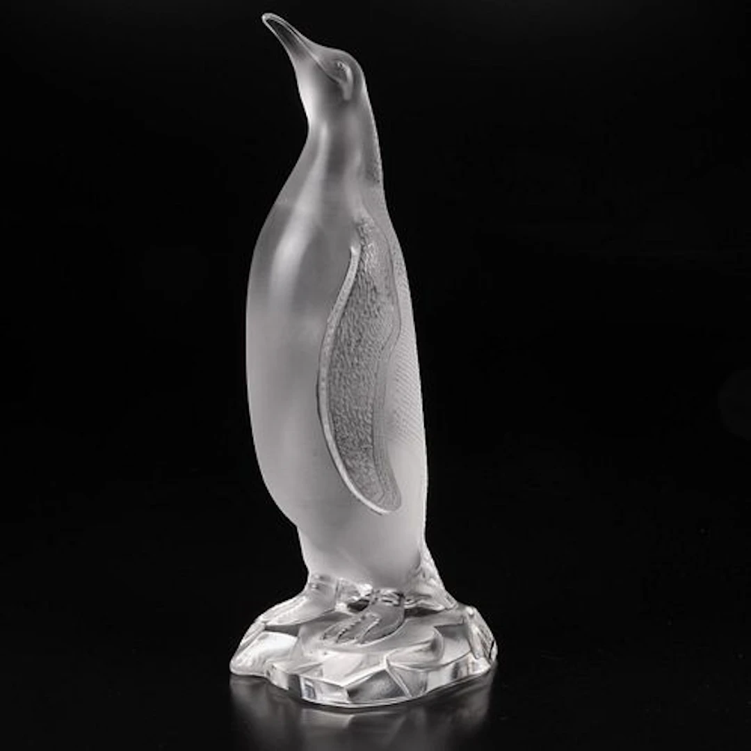 Lalique Emperor Penguin Sculpture