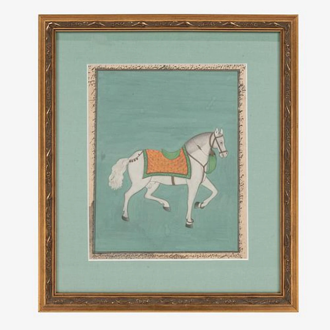 18th Century Persian Painted Manuscript Leaf