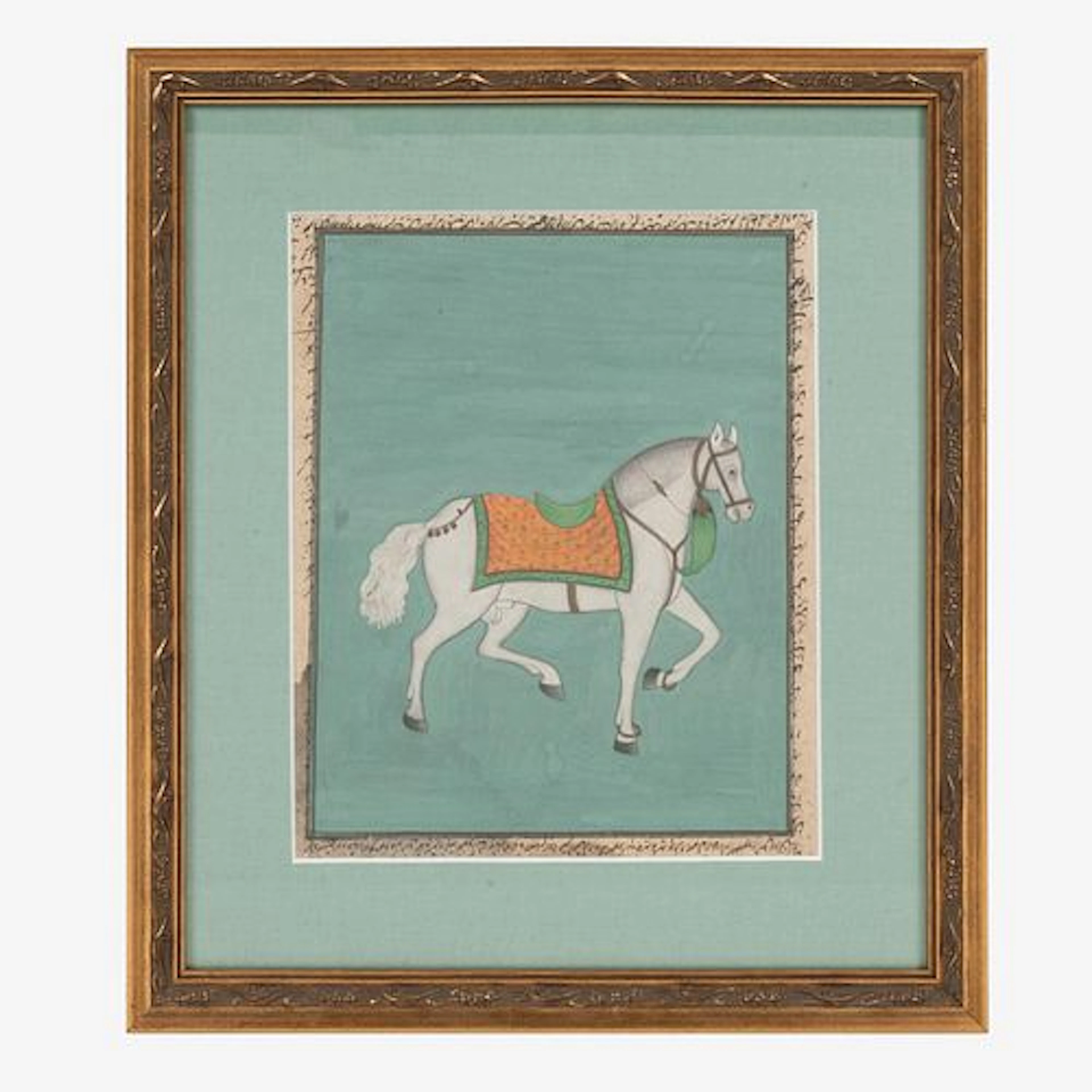 18th Century Persian Painted Manuscript Leaf