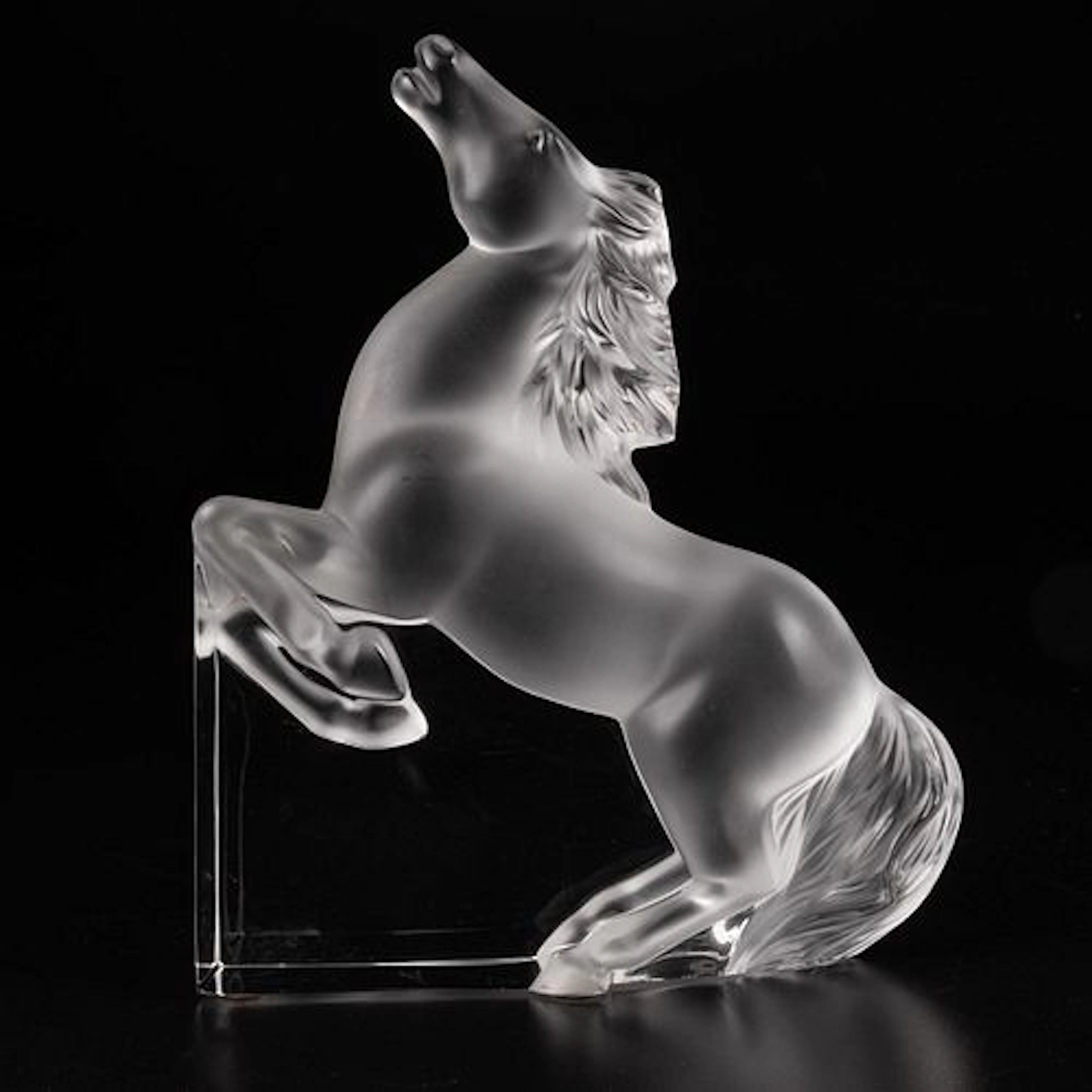 Lalique Kazak Horse Paperweight