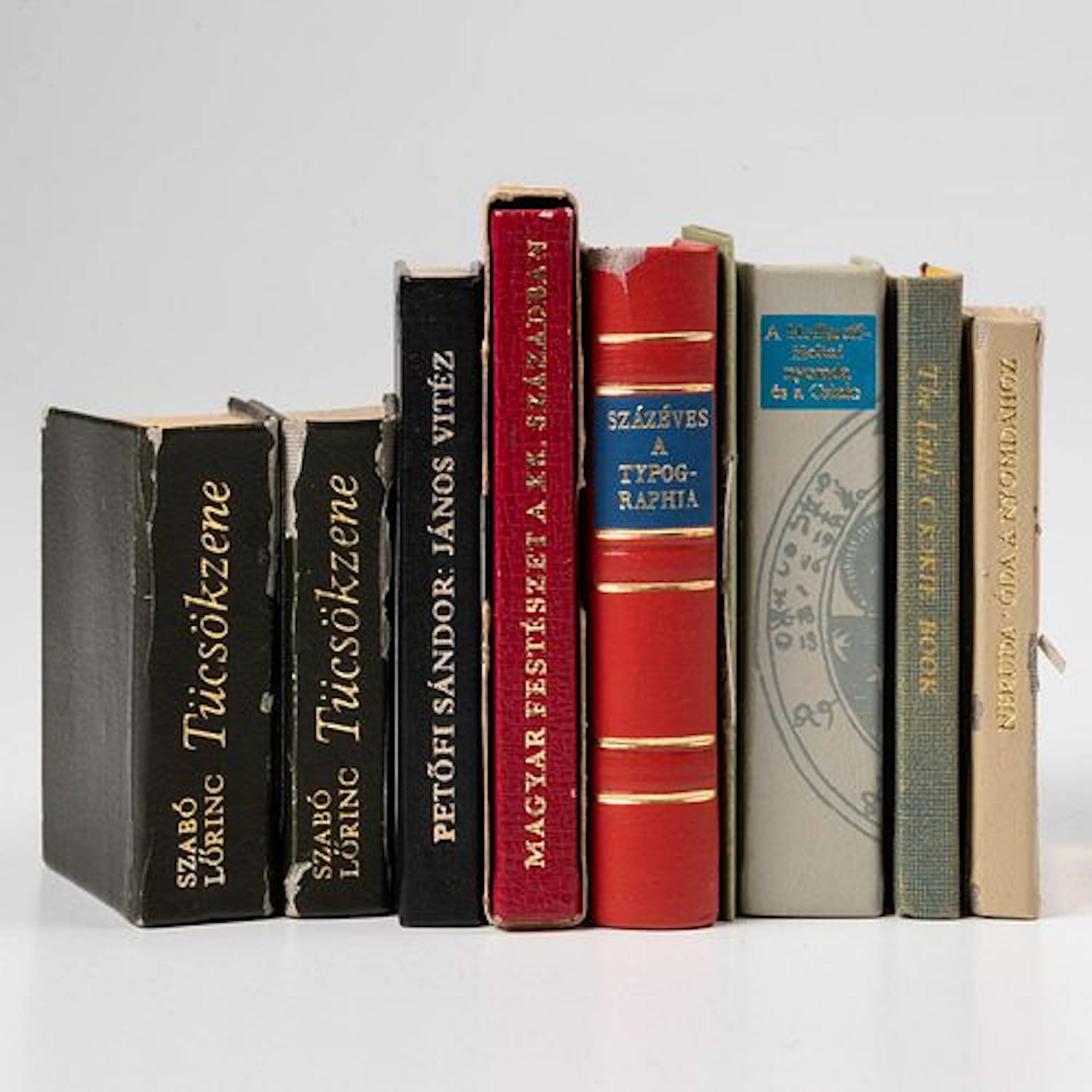 A Group of 9 Miniature Books
