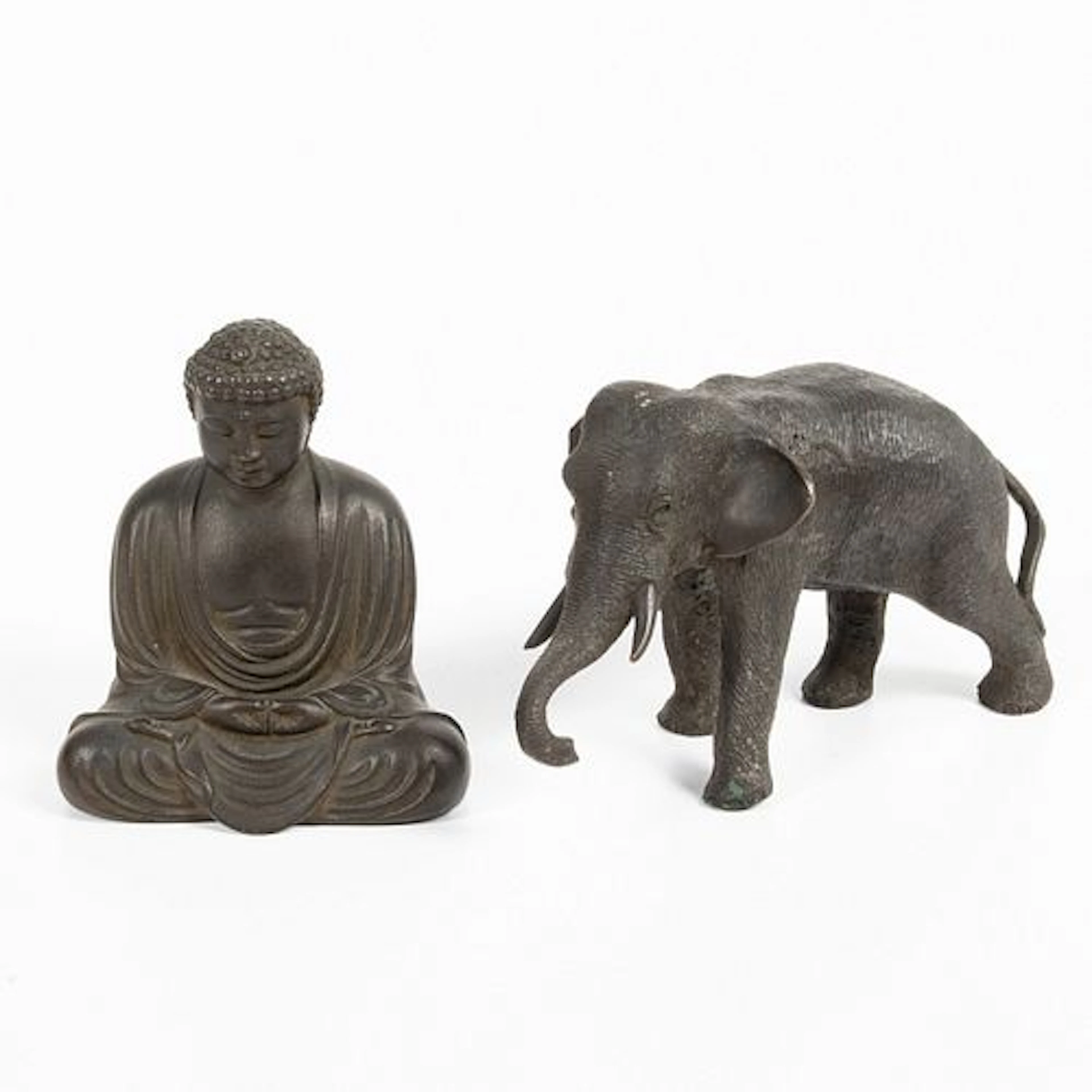 A Japanese Bronze Kamakura Buddha