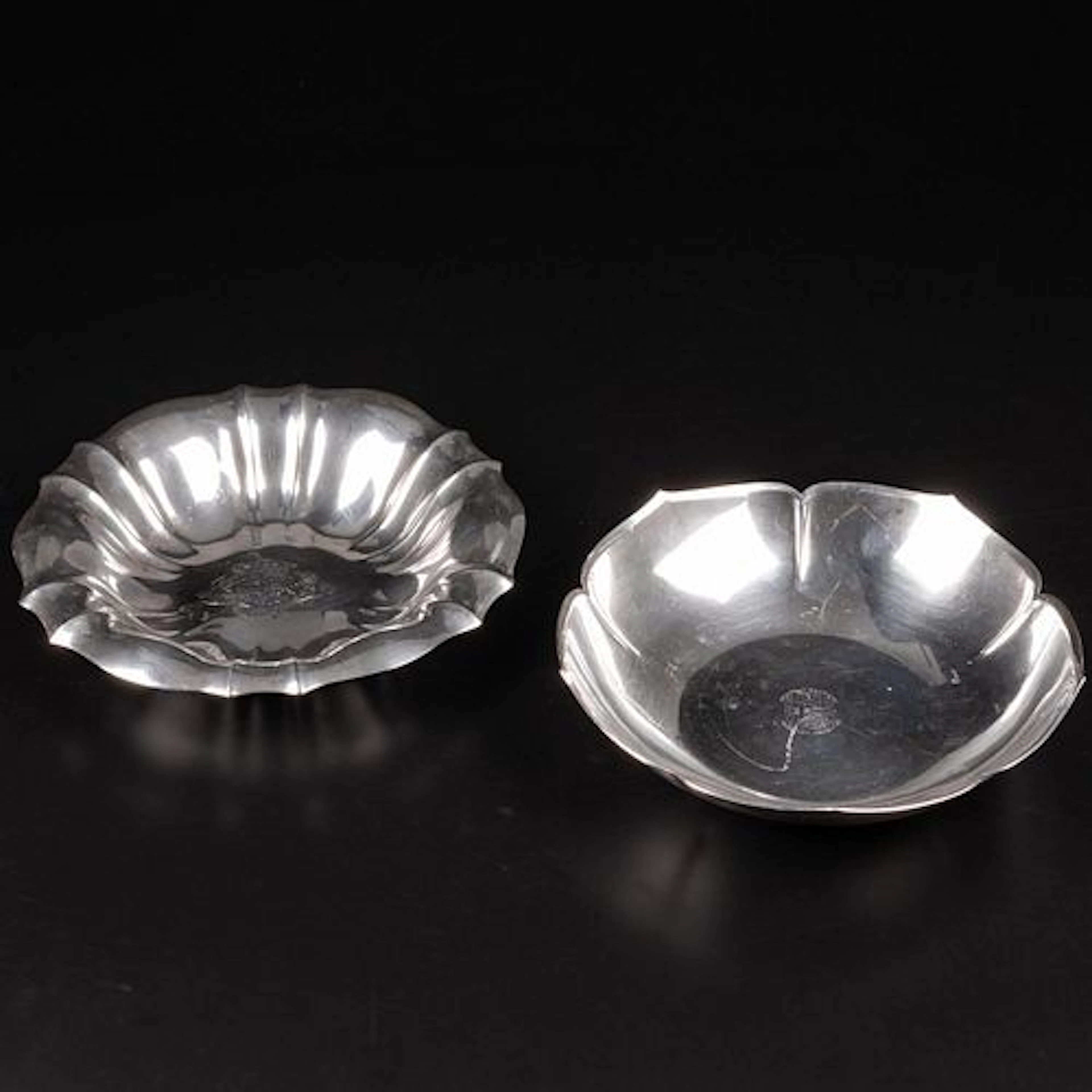Two Sterling Silver Bowls