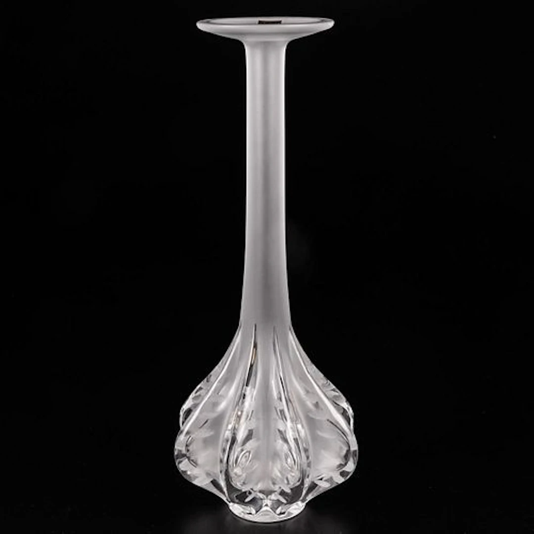 Lalique Claude Soliflore Vase