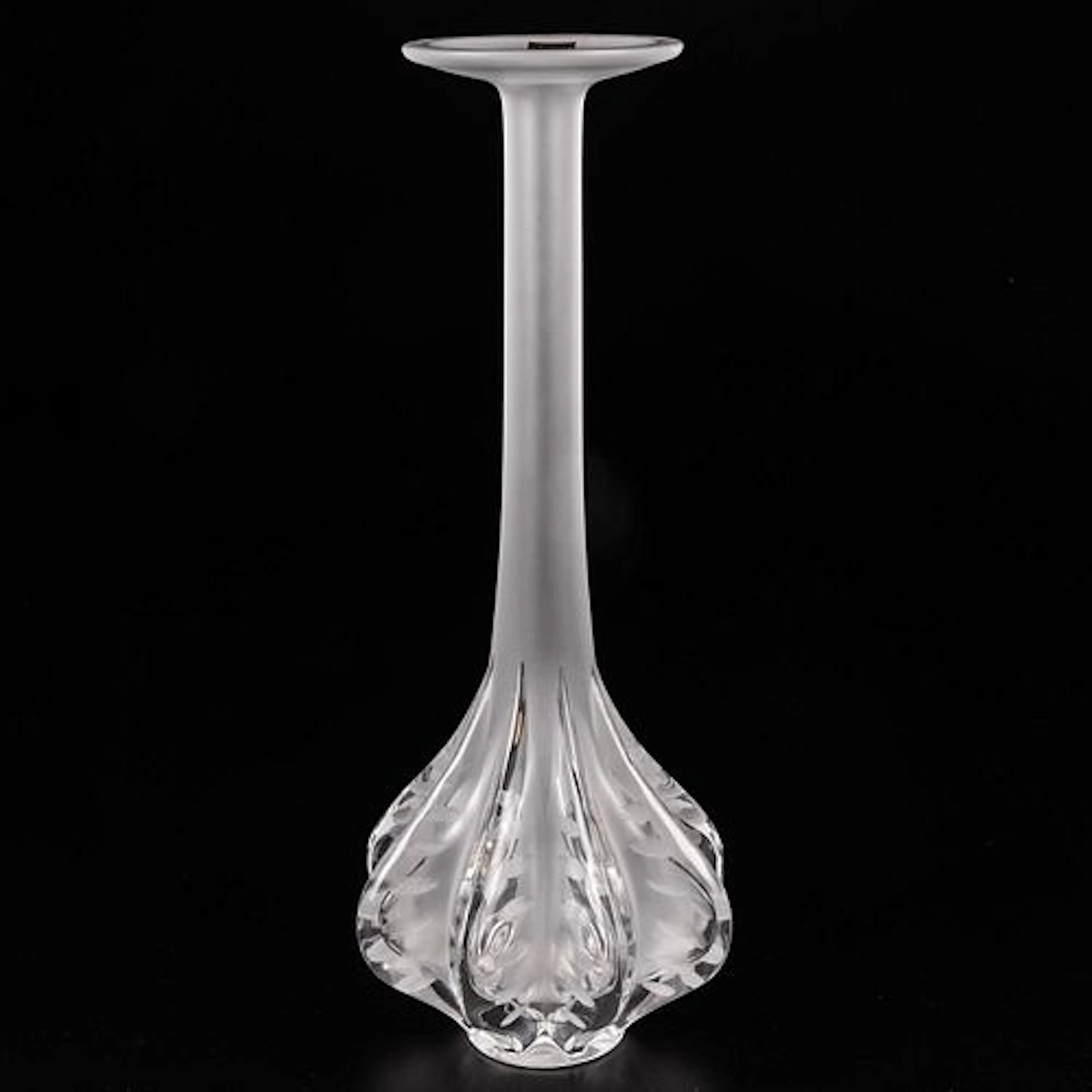 Lalique Claude Soliflore Vase