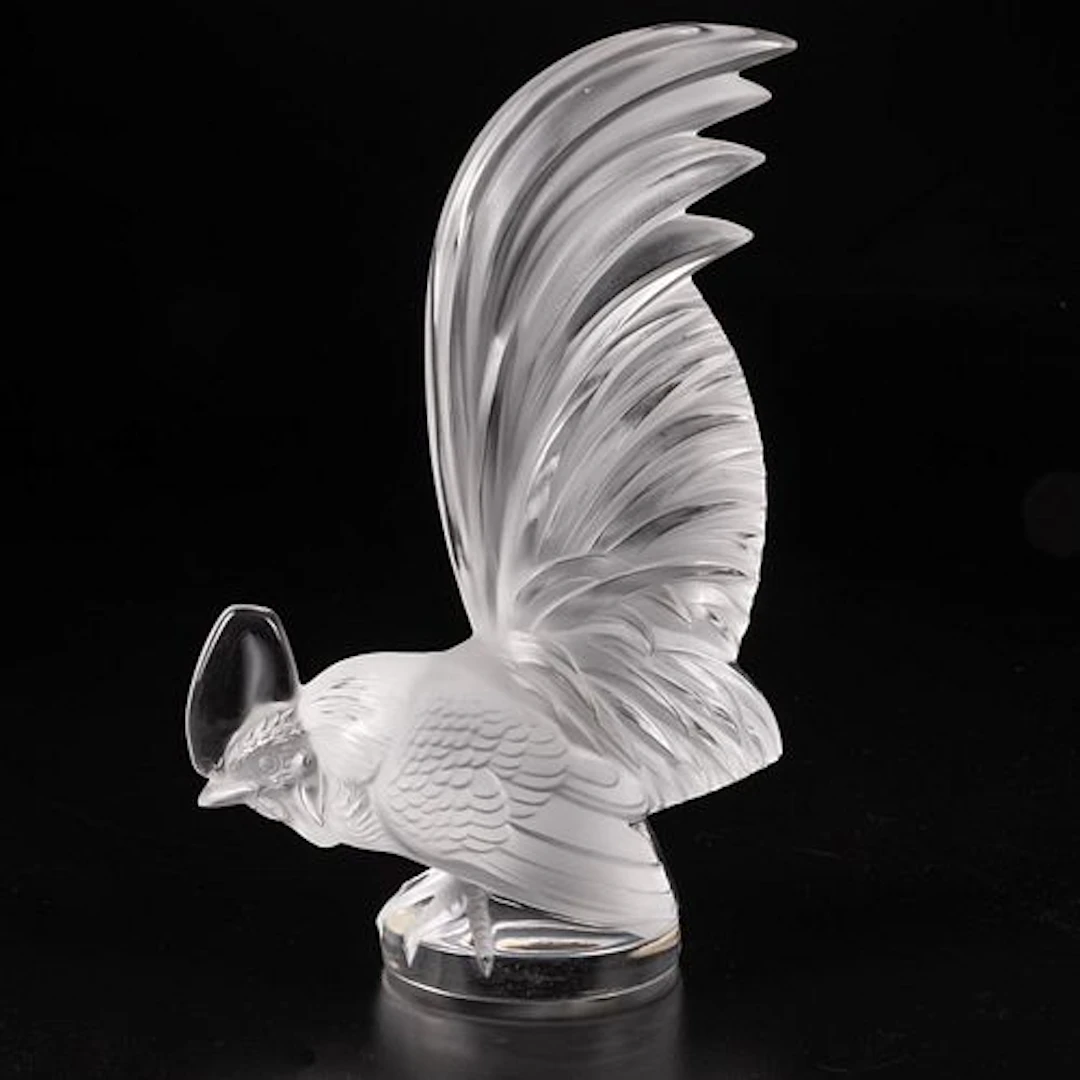 Lalique Coq Nain Car Mascot